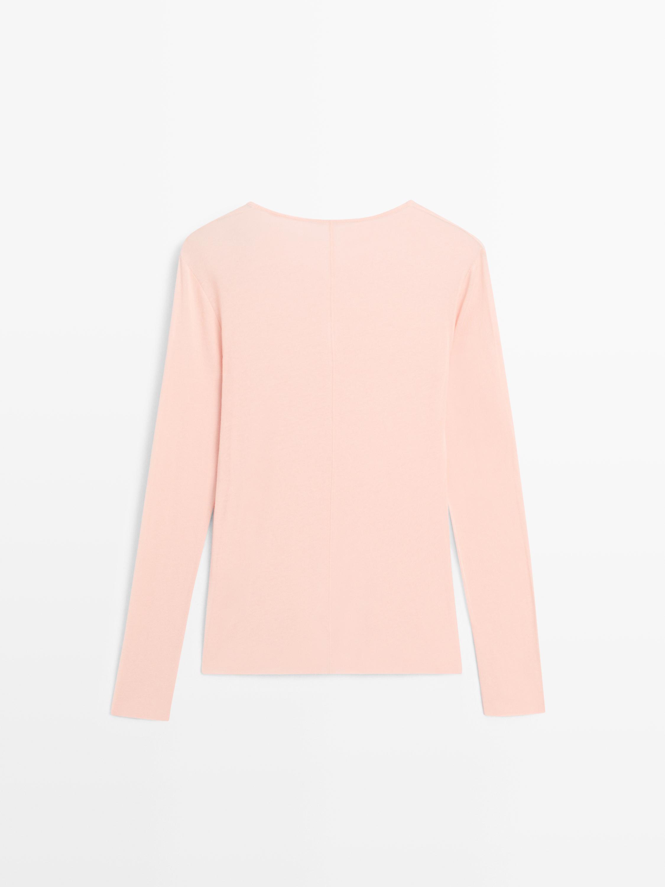 Lekka koszulka z długim rękawem