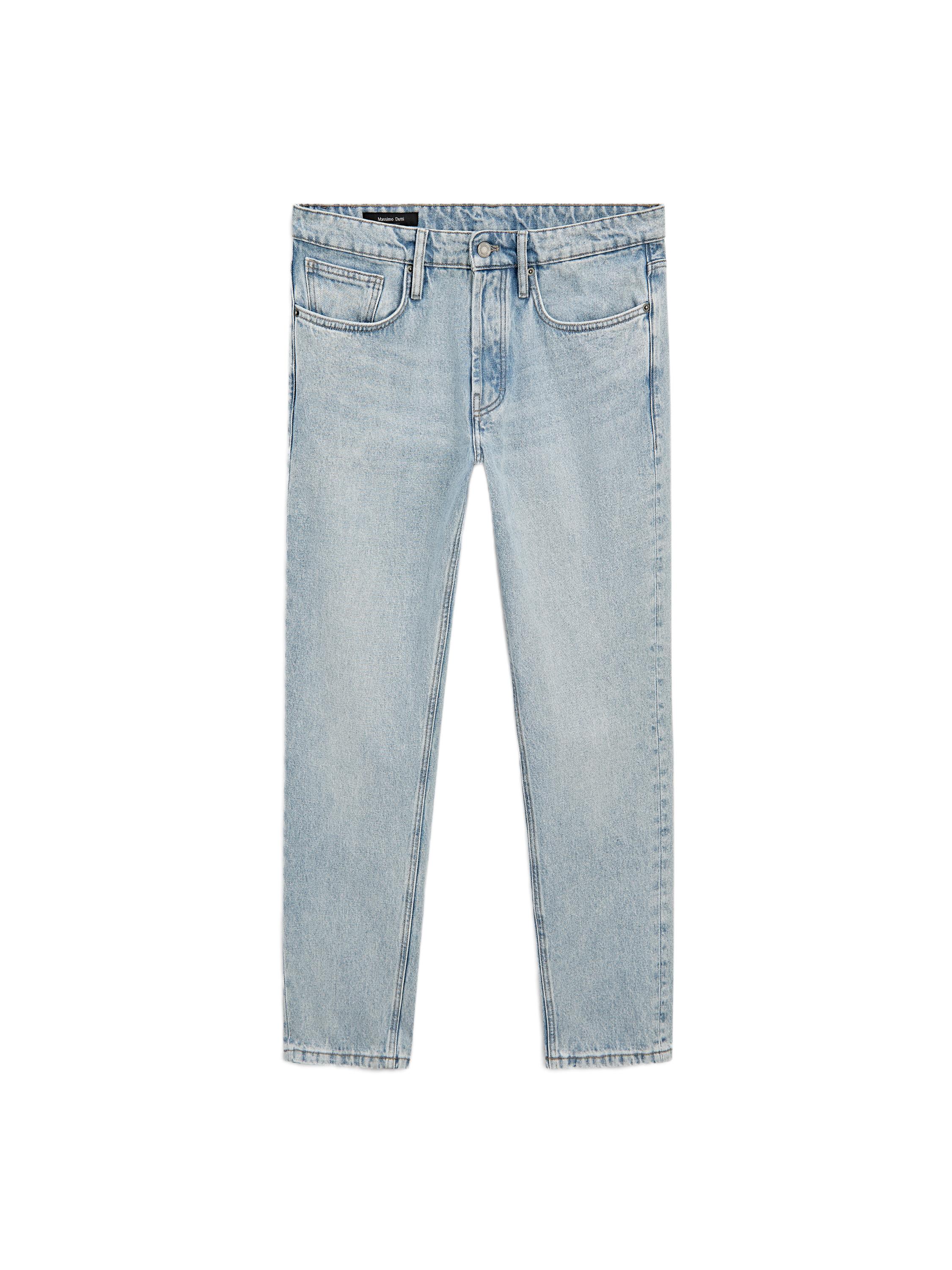 Cropped slim fit jeans — Light Blue
