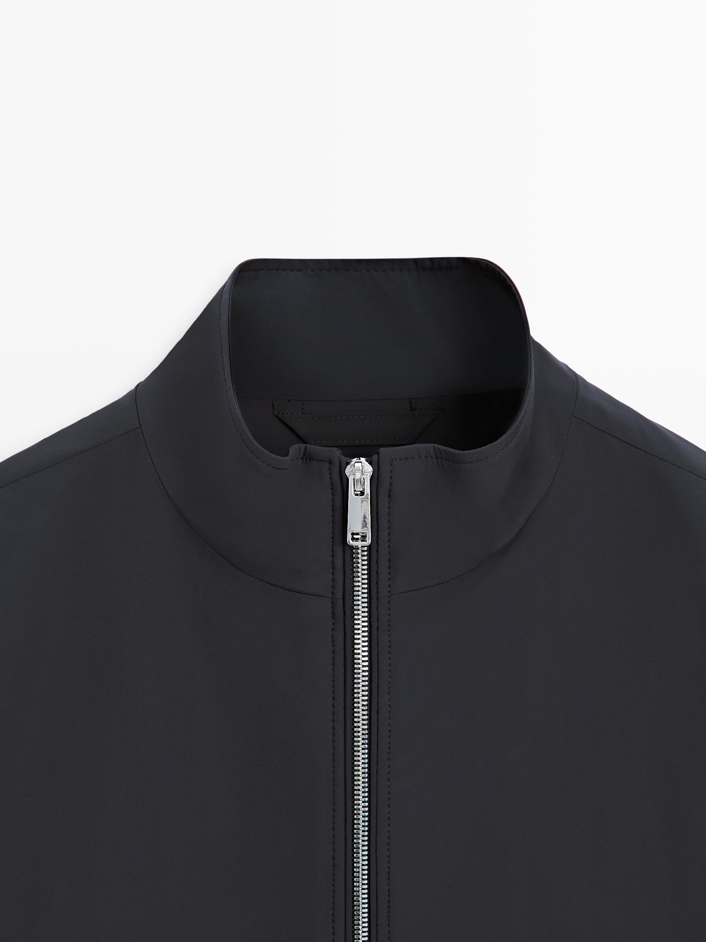 Two-way stretch fabric jacket — DARK NAVY
