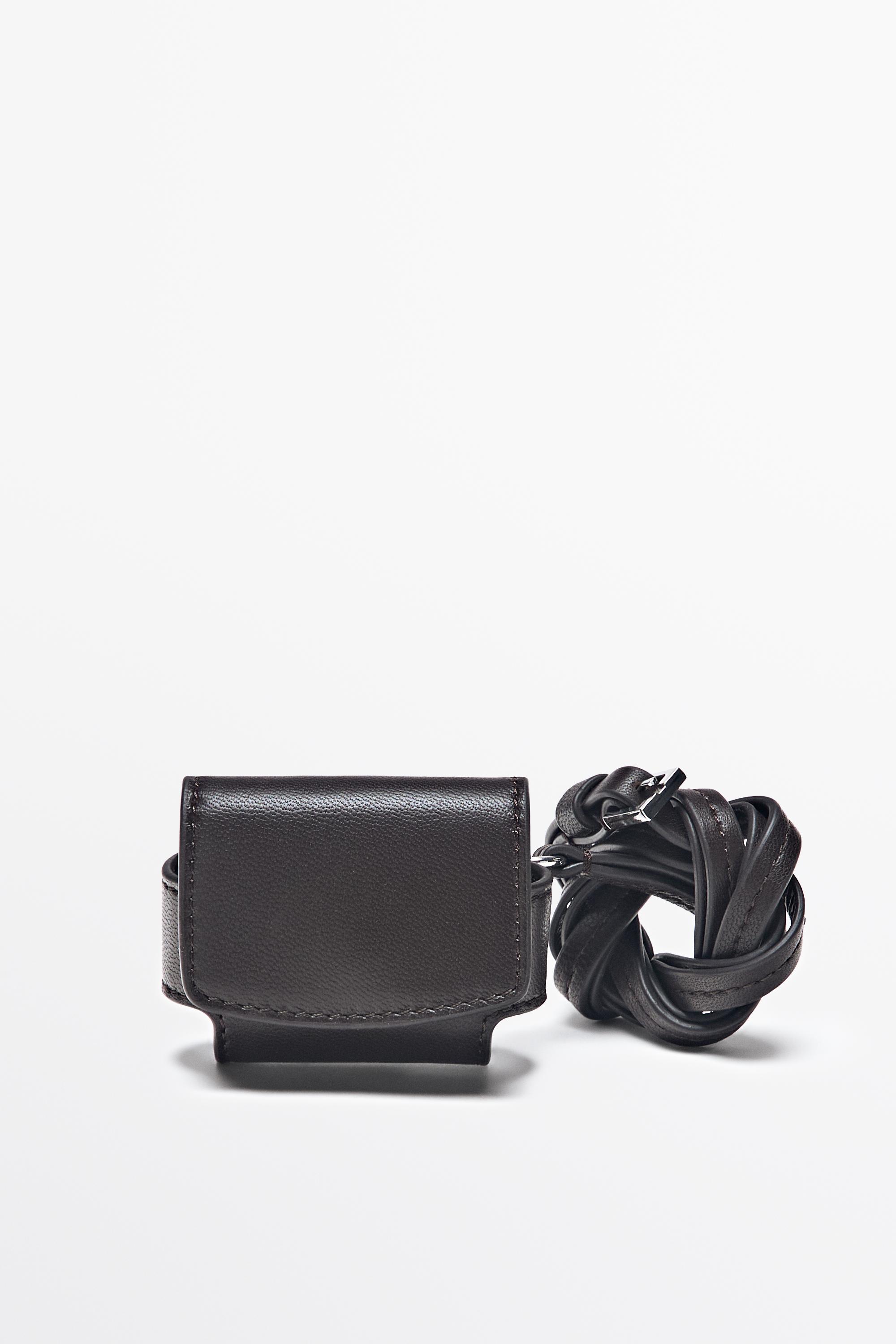 Nappa leather AirPods case — BROWN