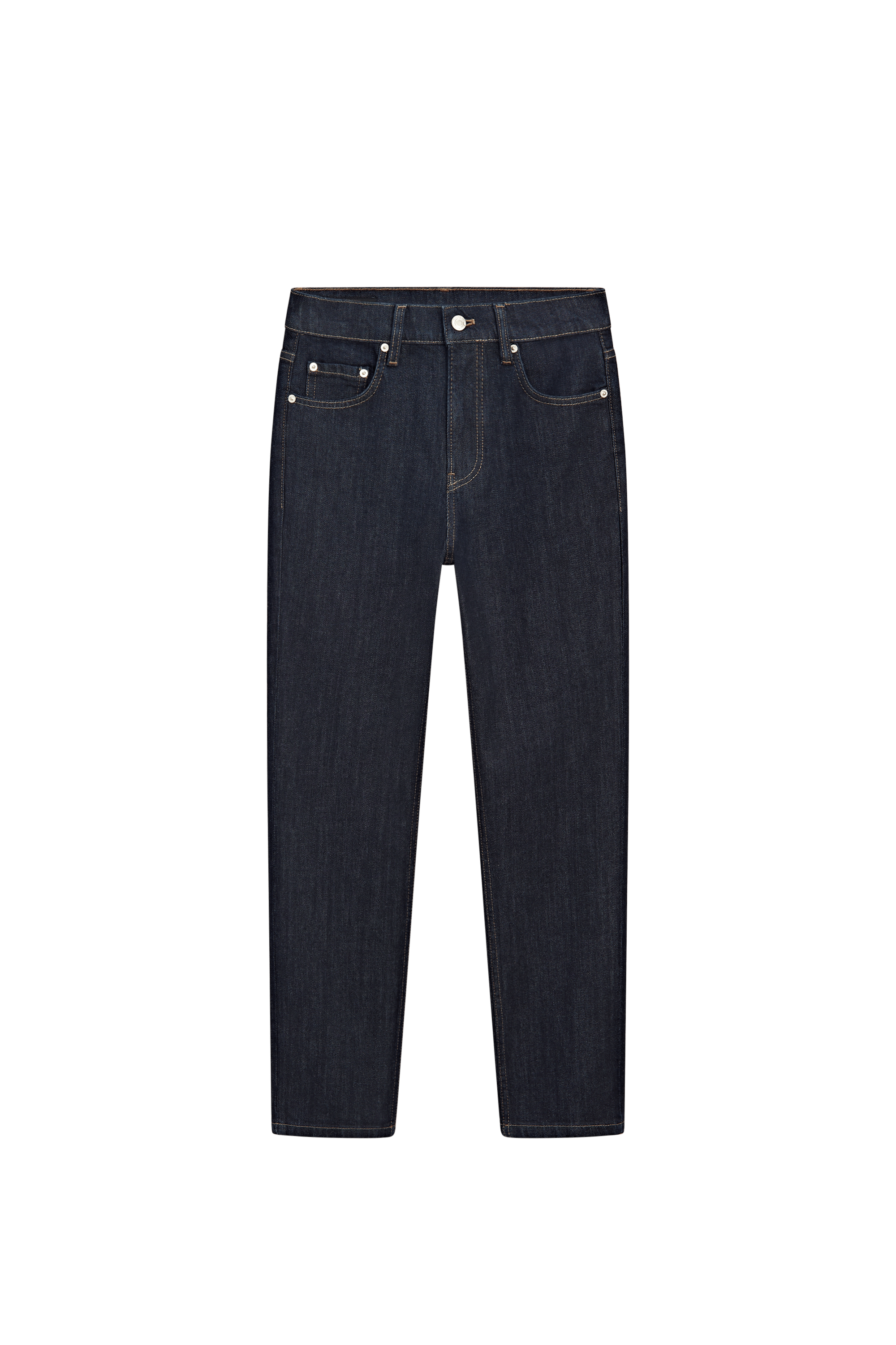 Massimo Dutti Orta bel crop slim fit jean görsel 6