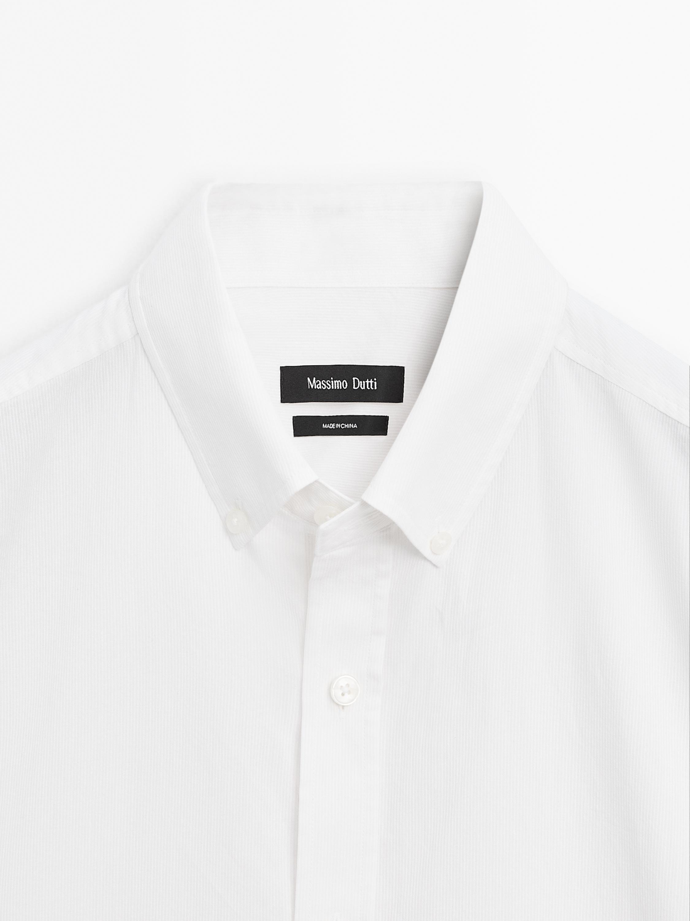 Regular-fit 100% cotton shirt