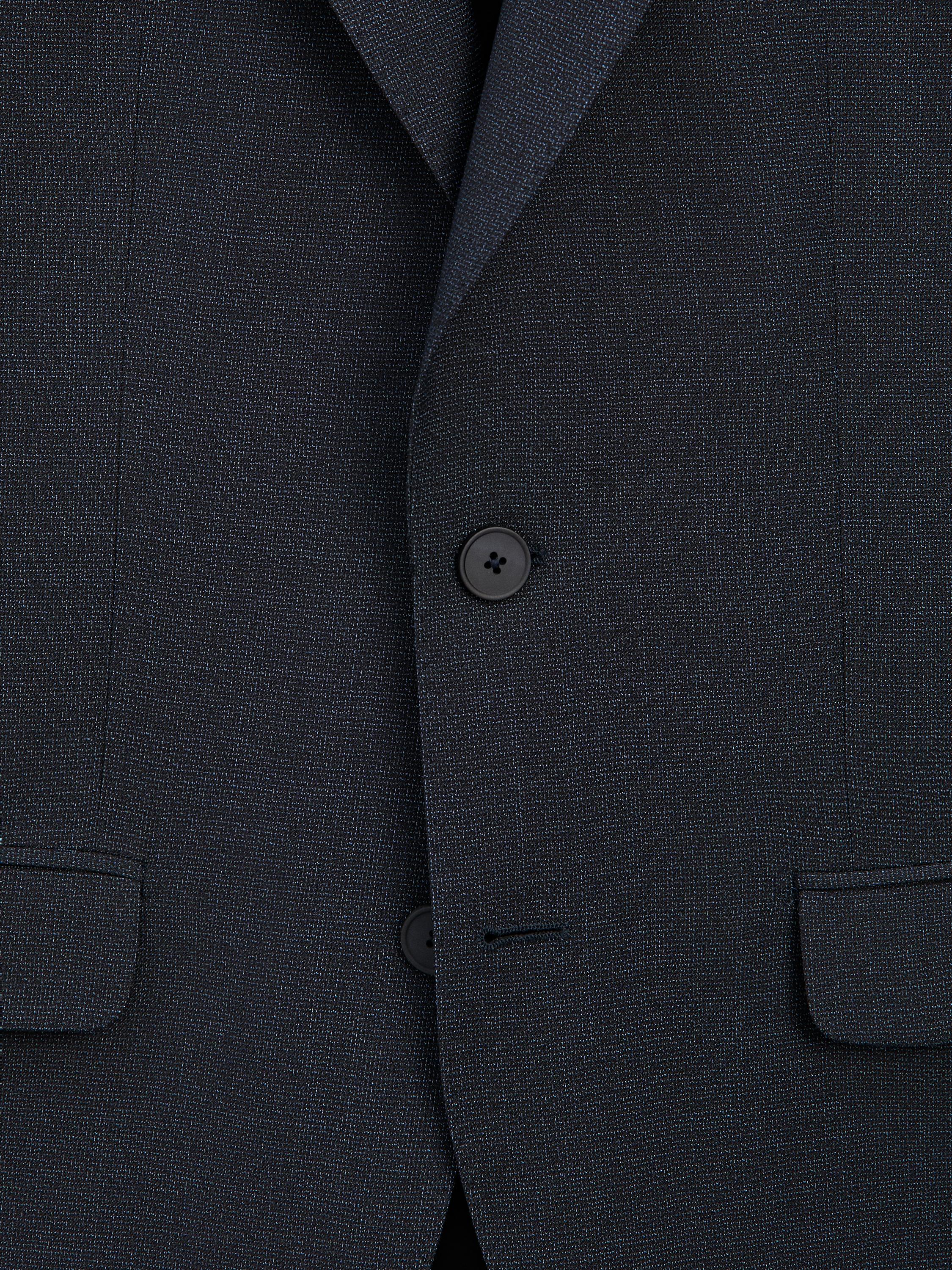 100% cool wool suit blazer — INDIGO
