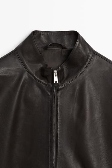 Nappa leather jacket — BROWN 9