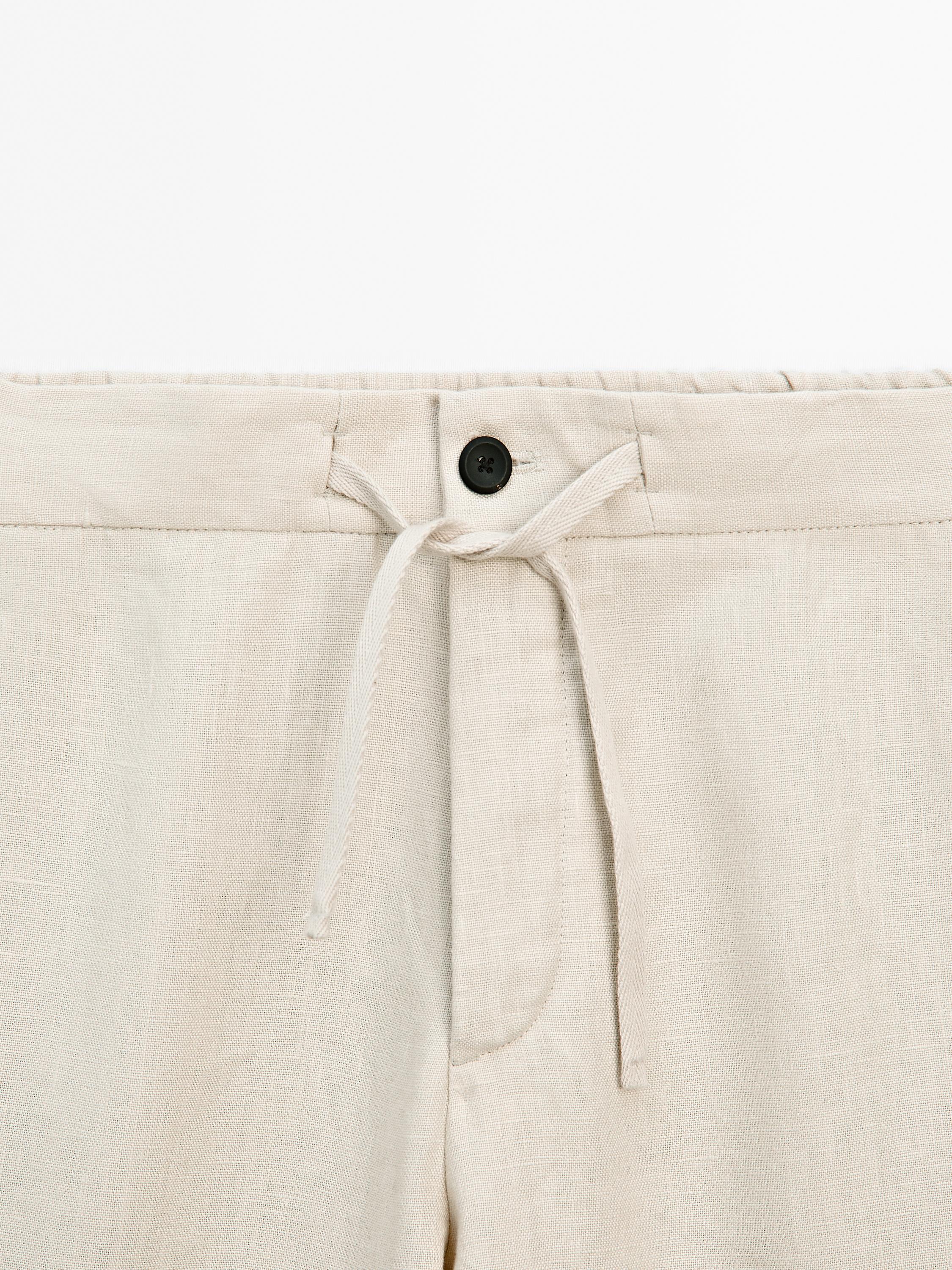 Leichte Hose aus 100 % Leinen