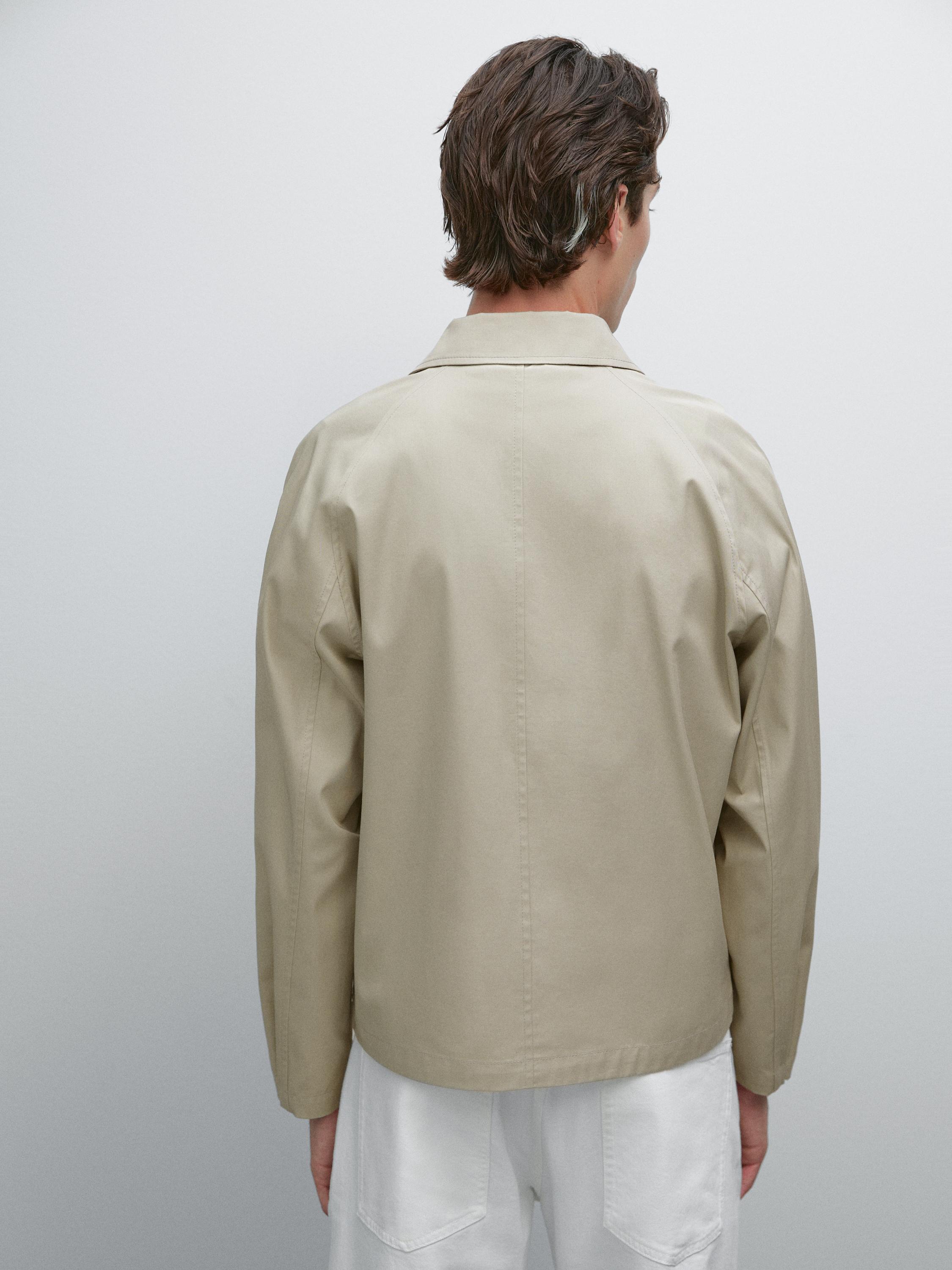 Water-repellent 100% cotton jacket