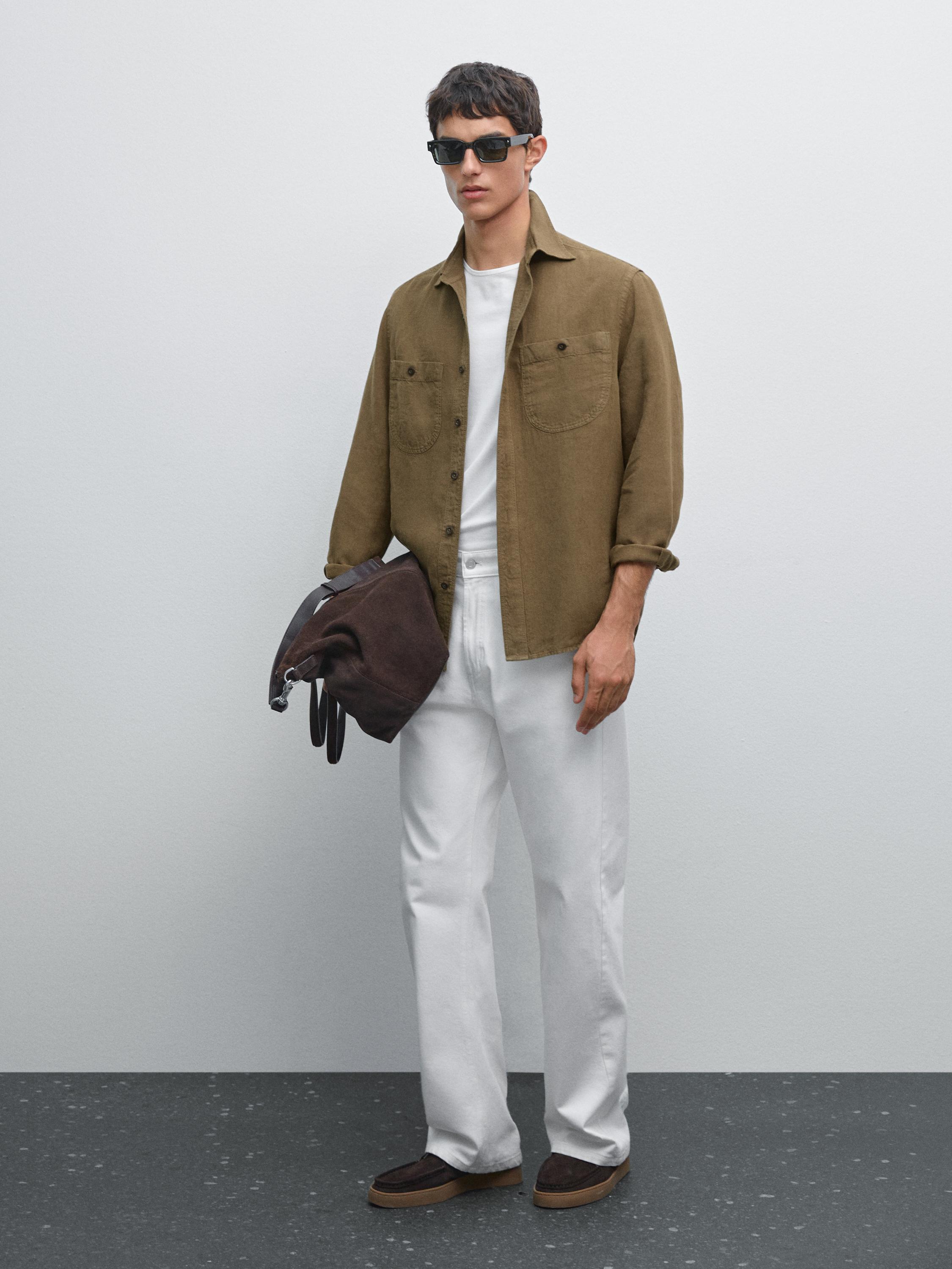 Relaxed fit overshirt