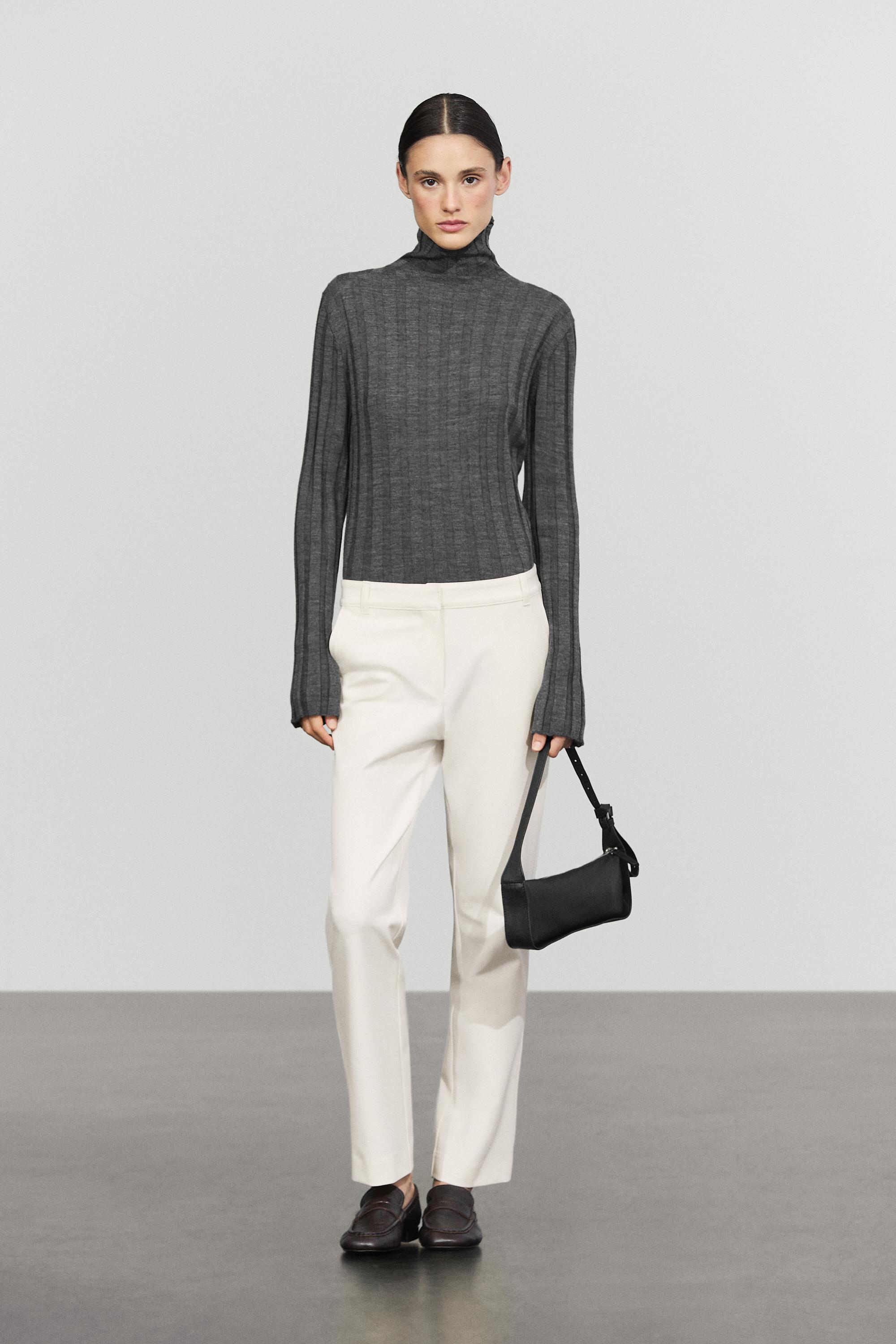 Stretch technical pants — CREAM