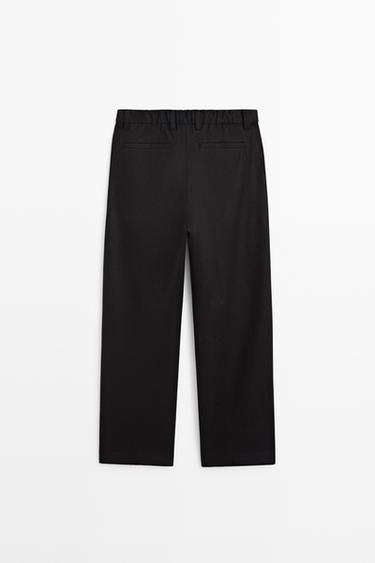 100% wool suit pants — NAVY BLUE 6