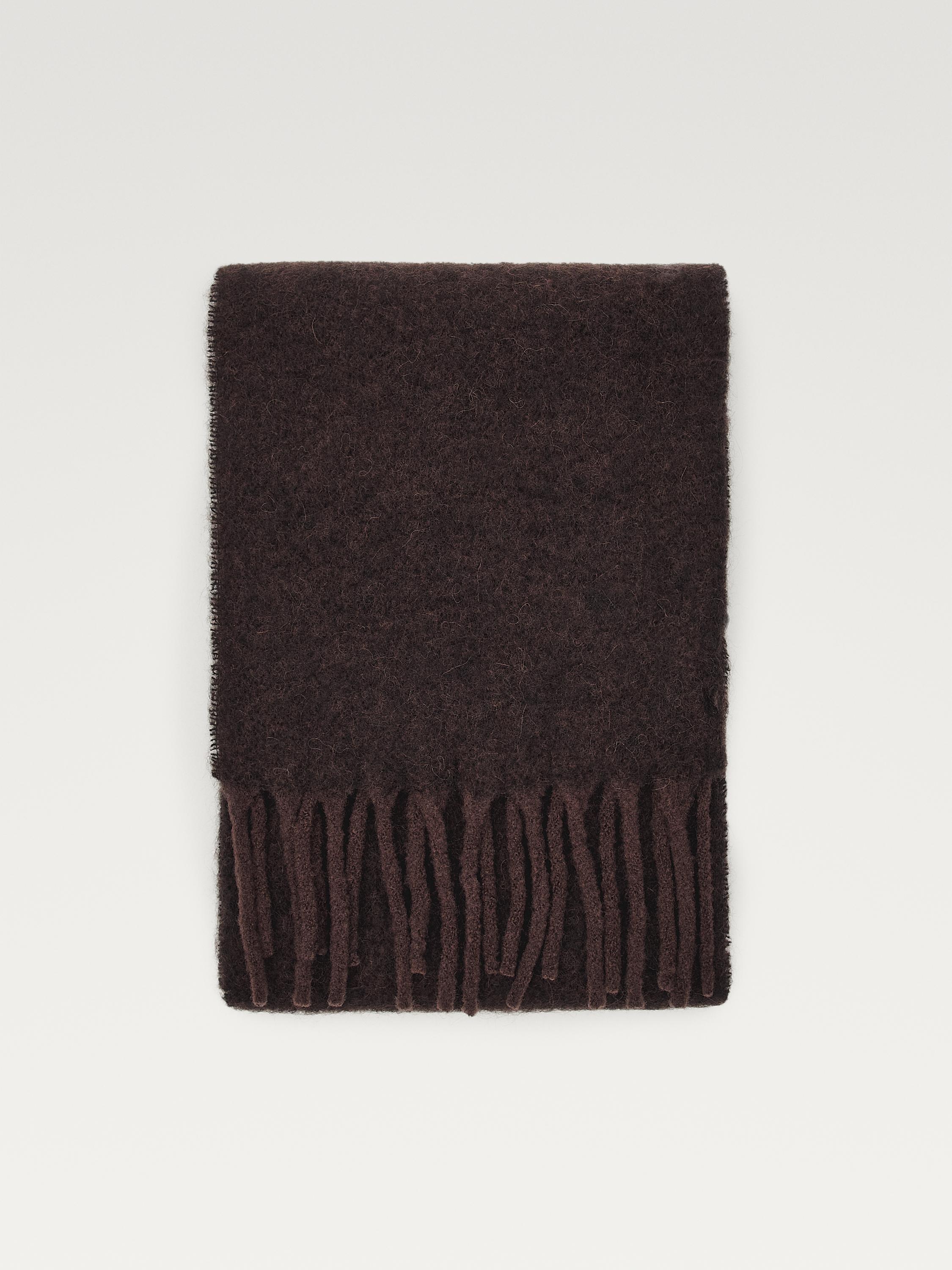 Šal od mješavine alpake i vune s resama