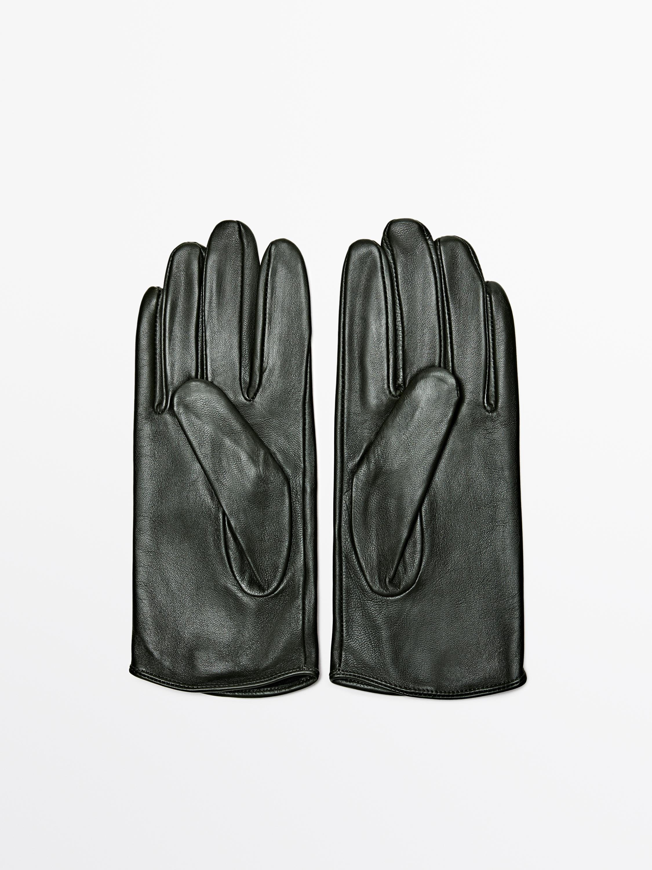Nappa leather gloves