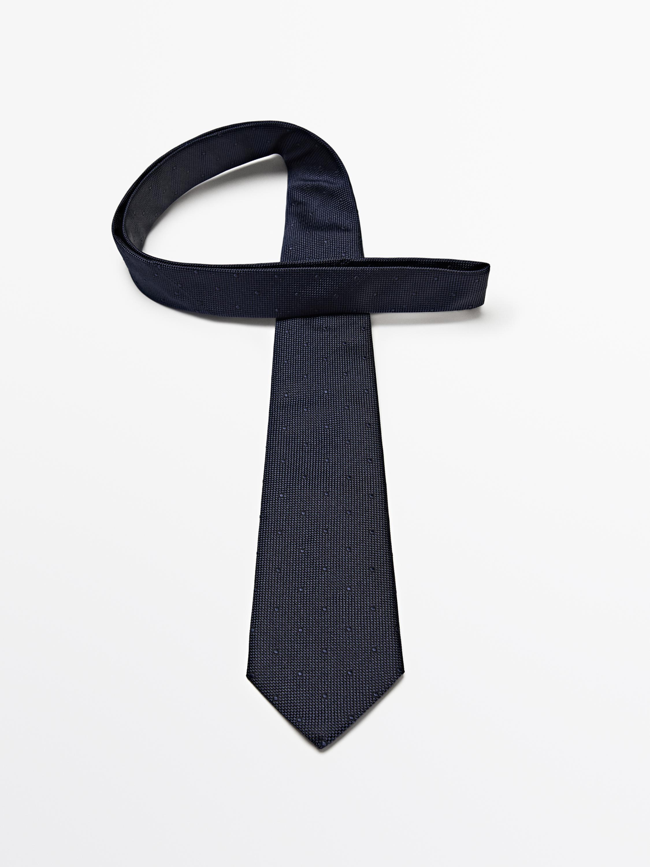 Corbata estructura 100% seda