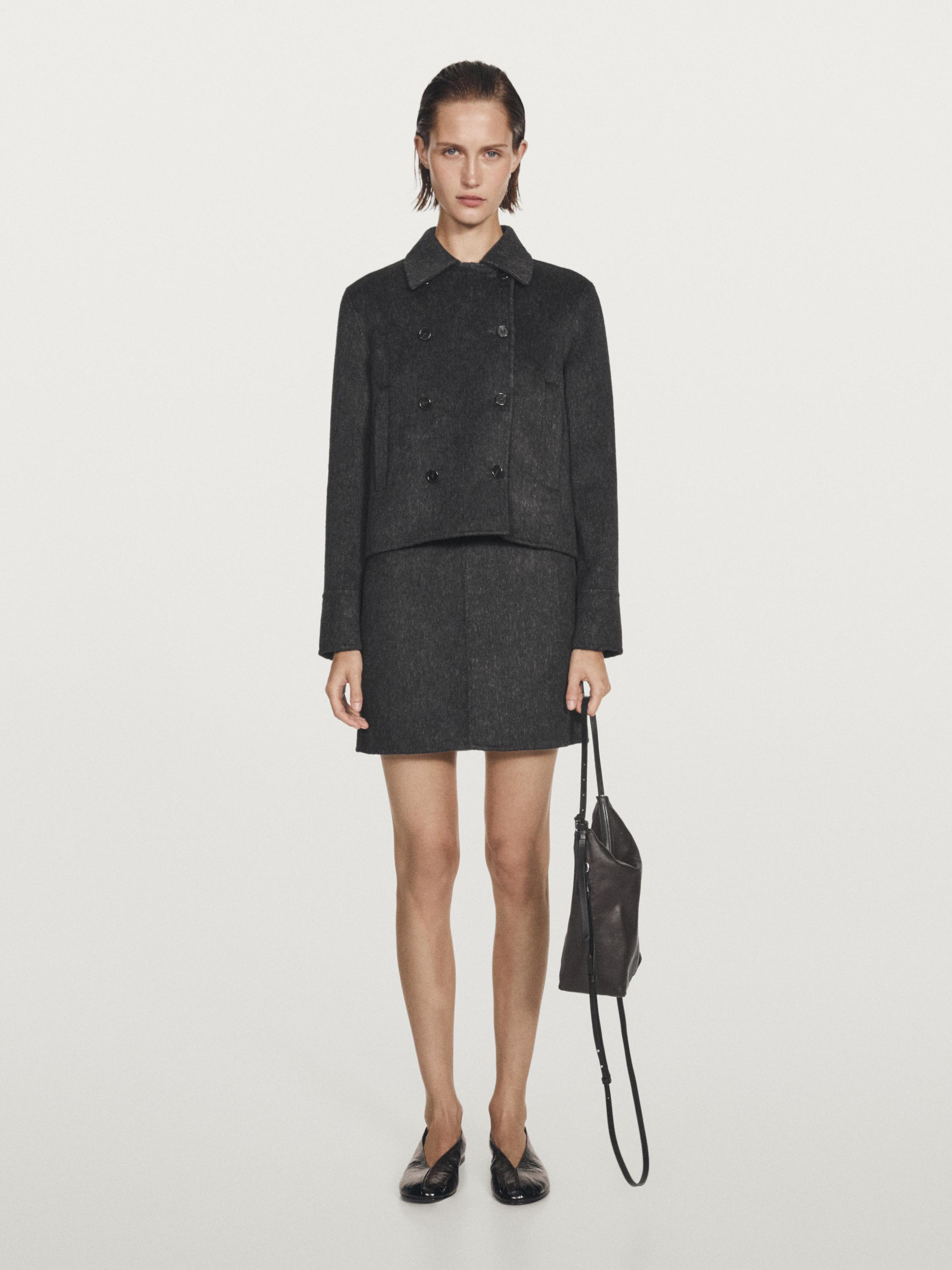 Short faux fur coat