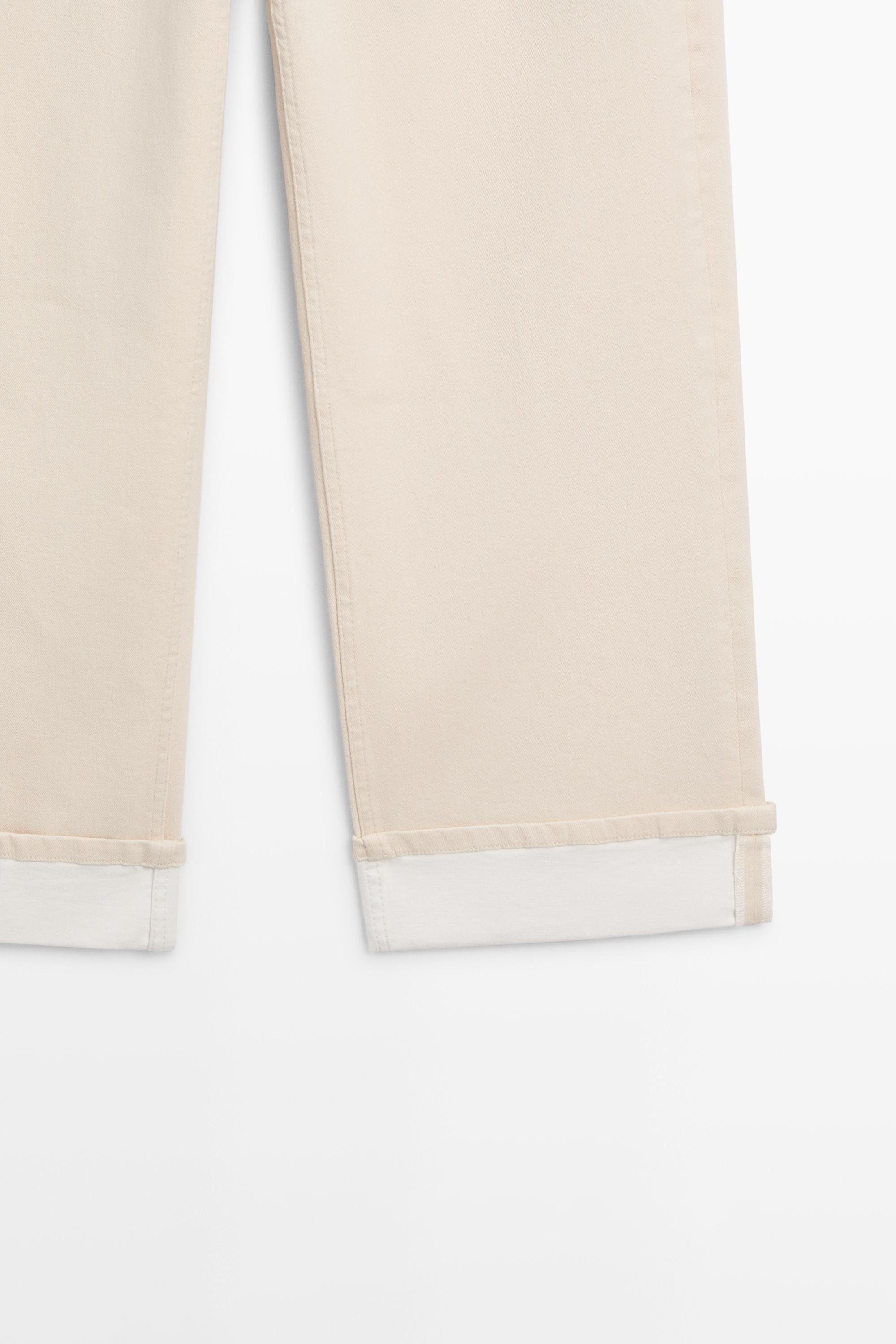 Straight-leg jeans with turn-up hems — CREAM