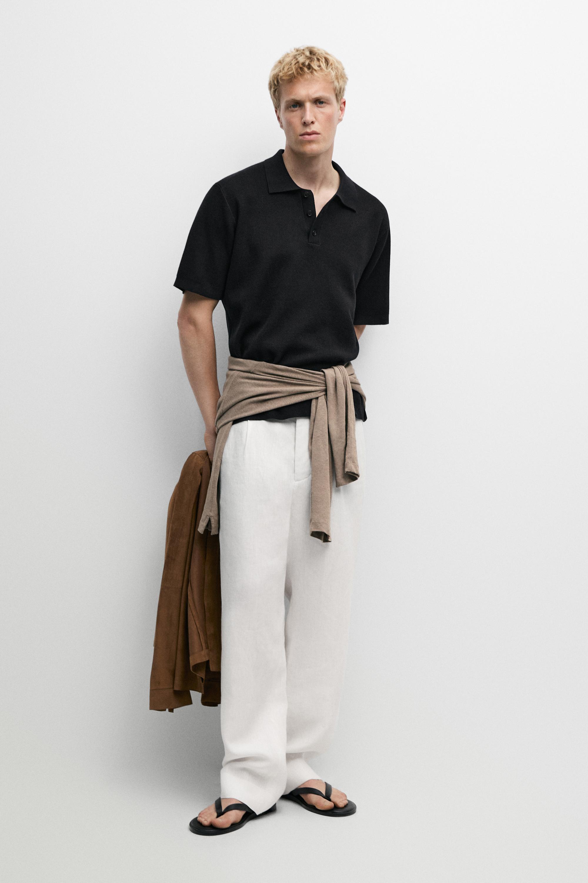 Áo polo kết cấu 100% cotton