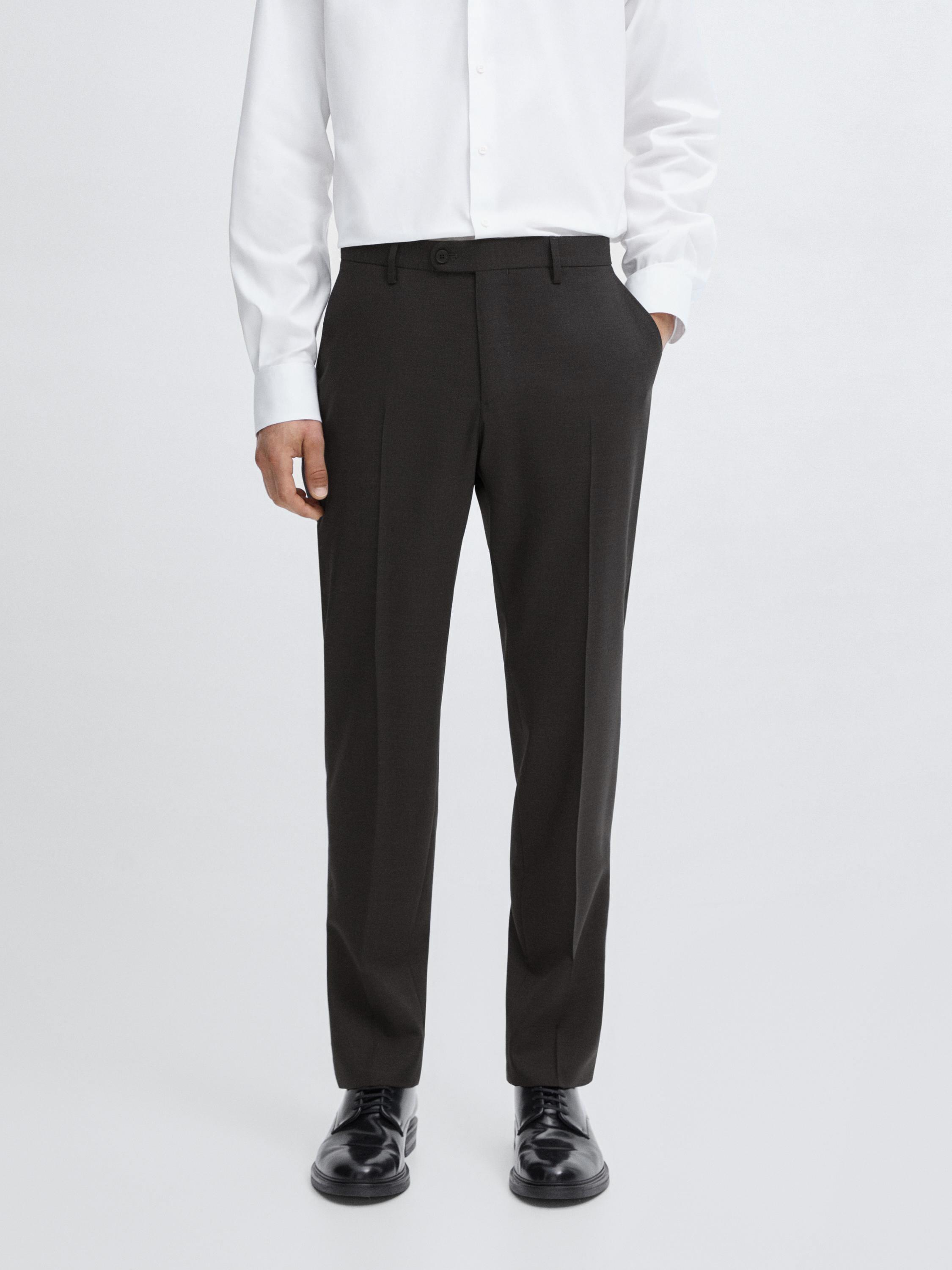 100% wool suit trousers