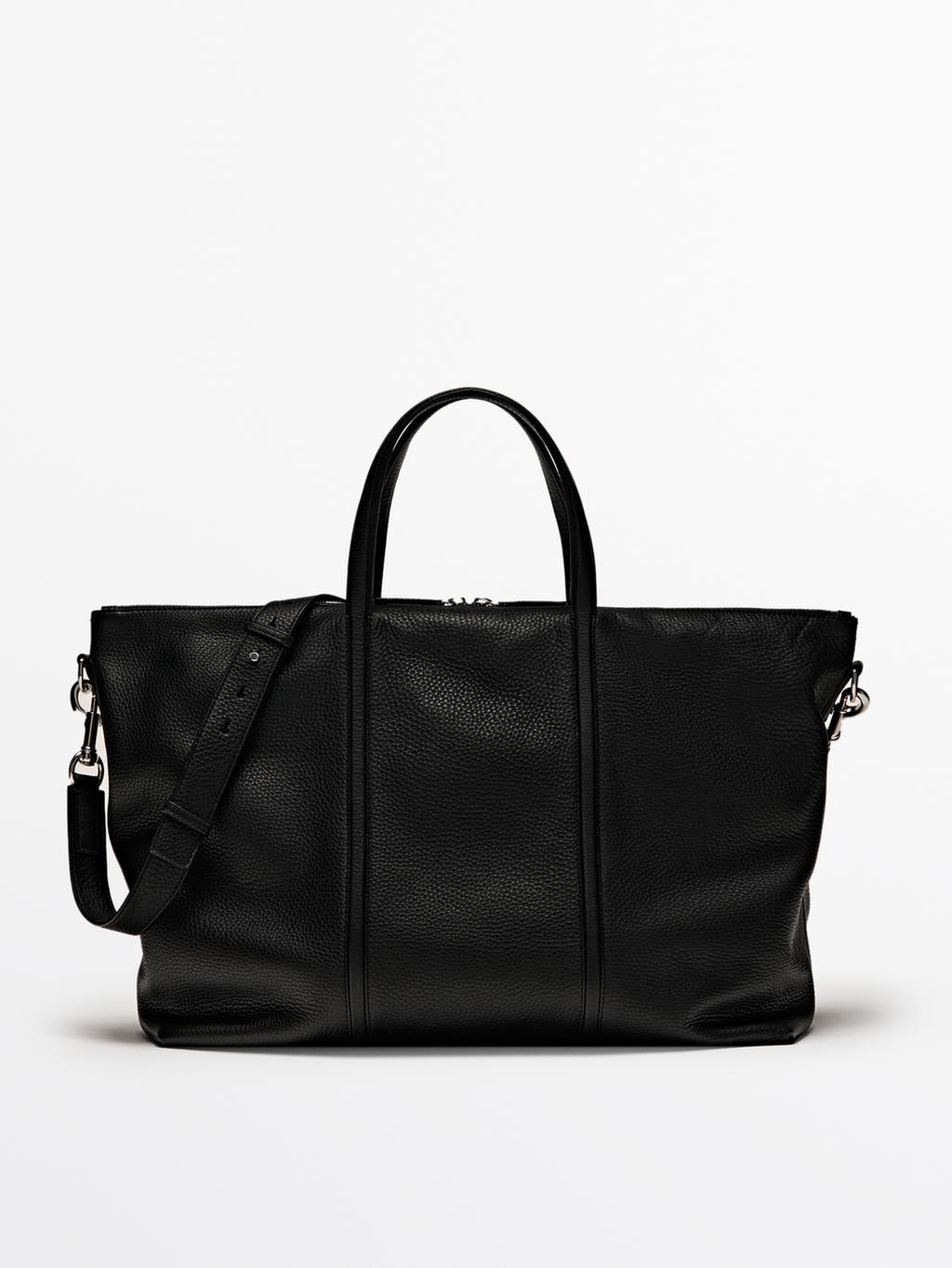 grainy-leather-travel-bag-black-accessories-massimo-dutti