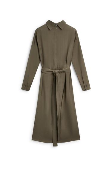 Flowing asymmetric midi dress - LIMITED EDITION — MOLE BROWN 7