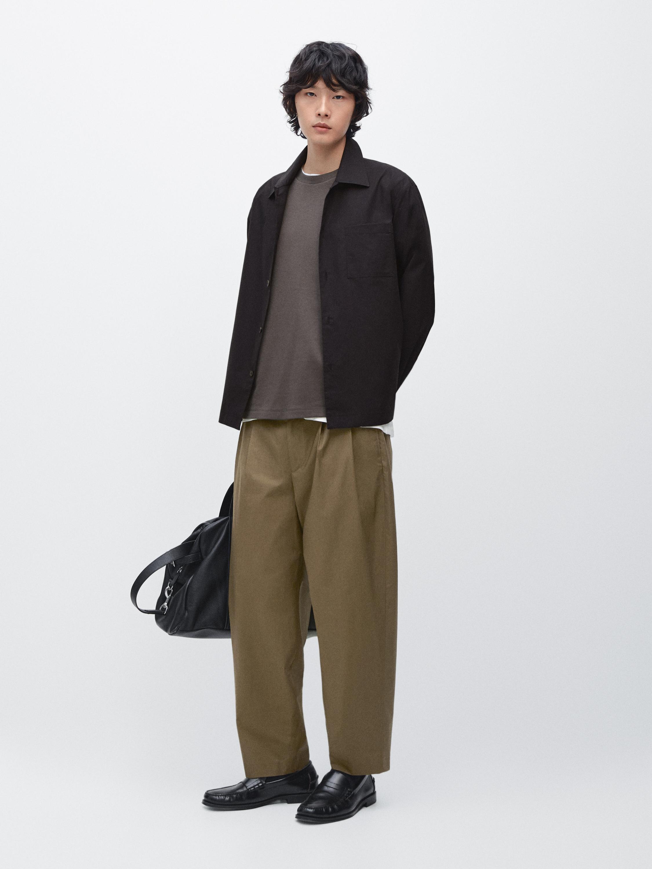 100% cotton overshirt