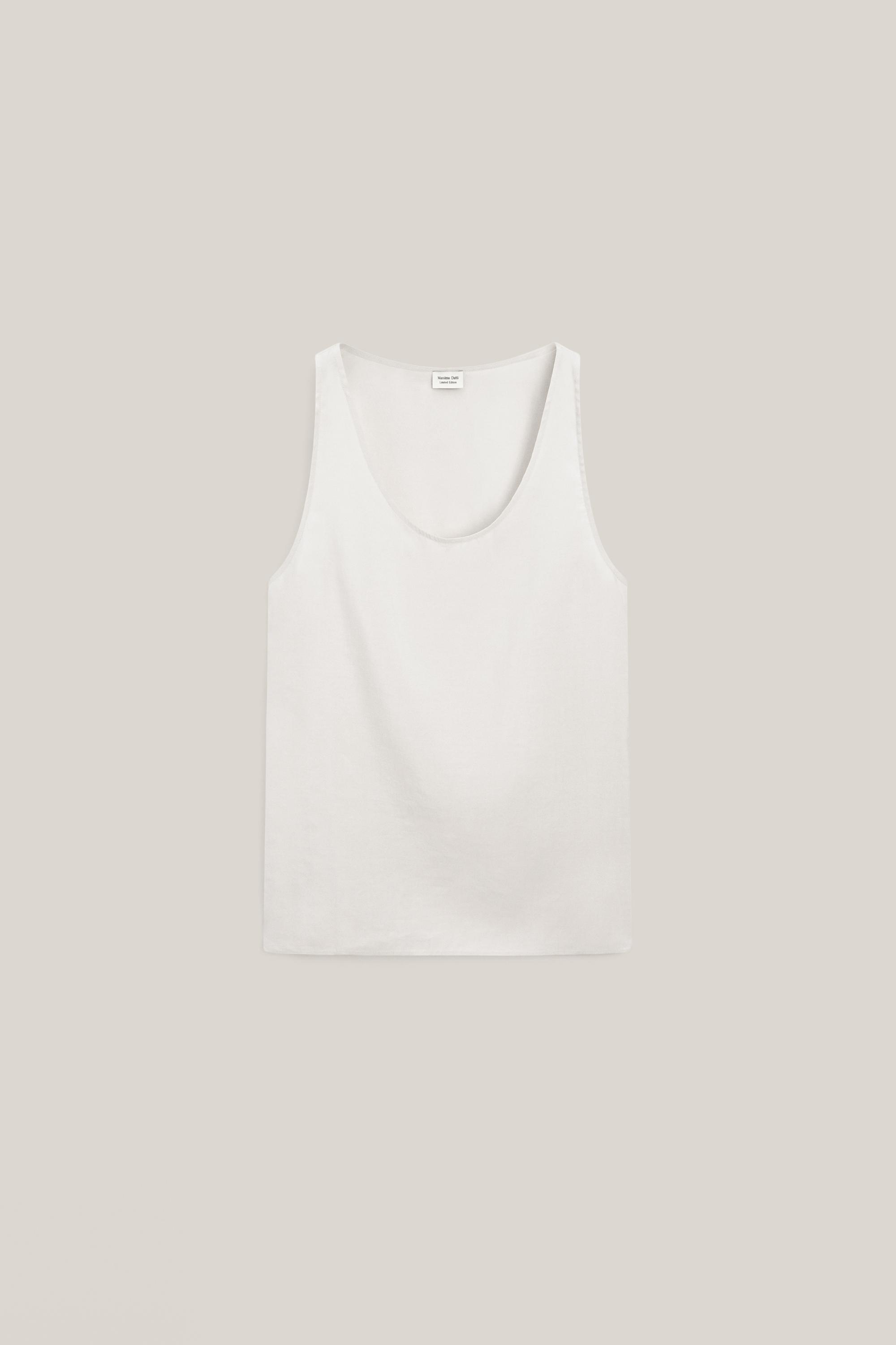 100% silk wide strap top - LIMITED EDITION