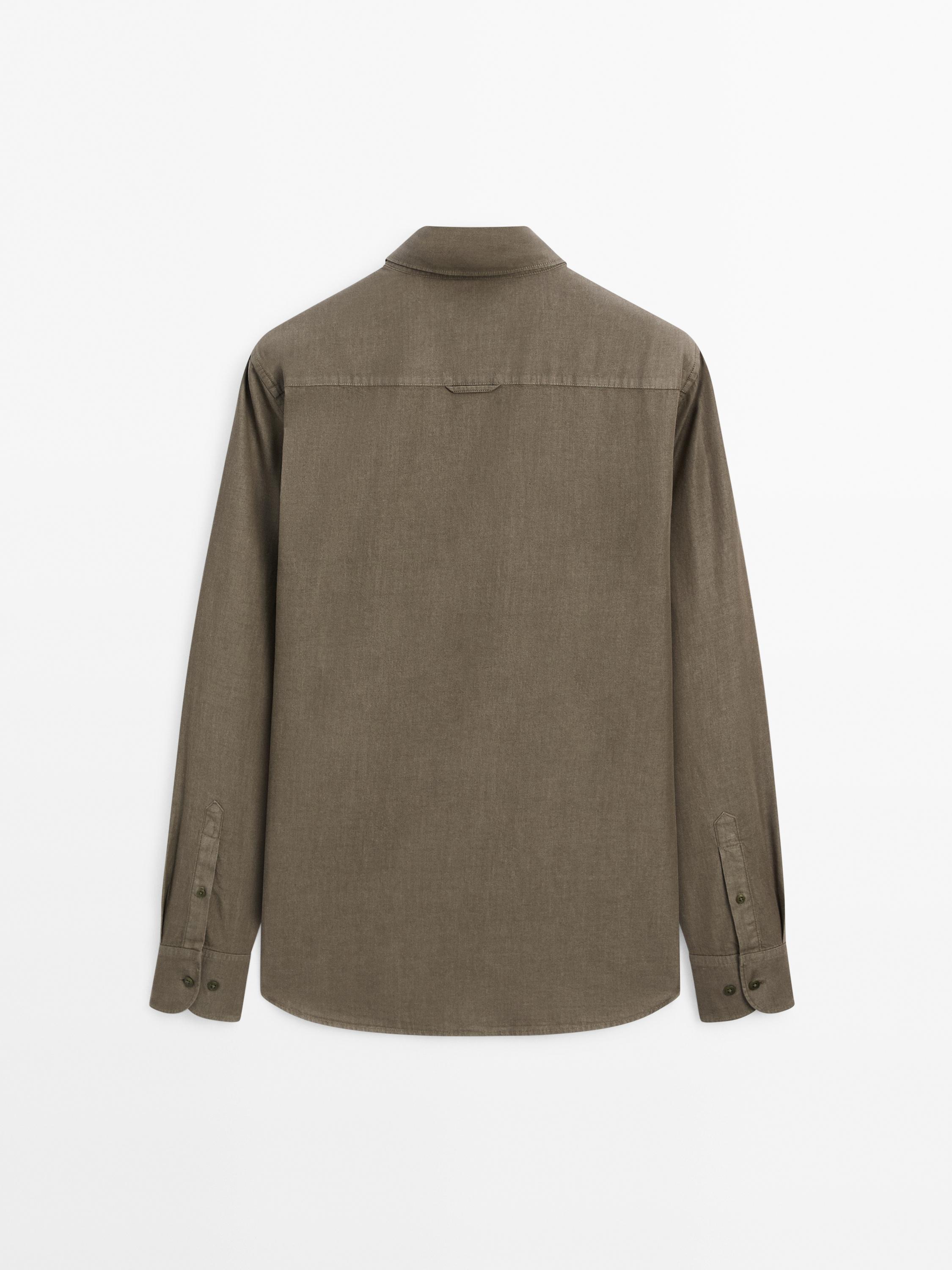 Košulja slim fit od 100 % pamučnog trapera