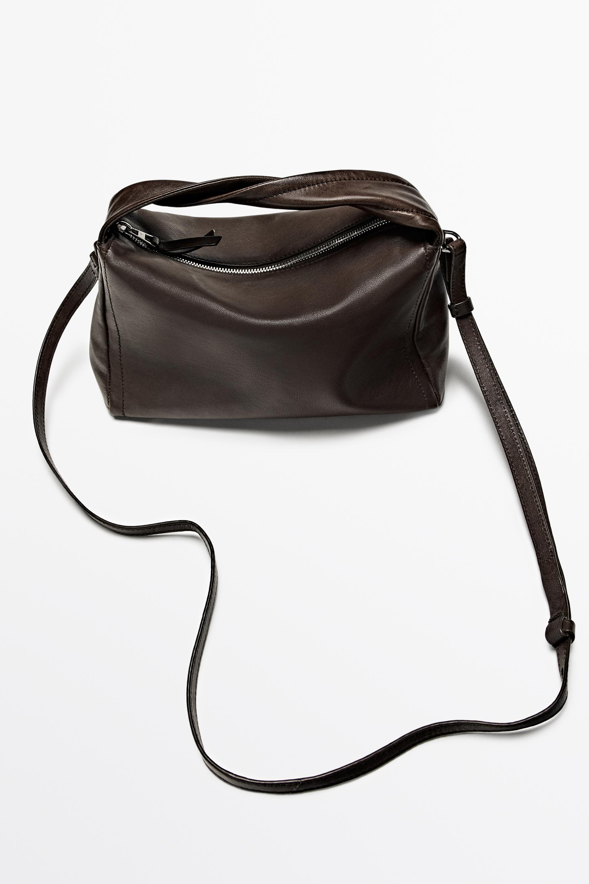 Nappa leather crossbody bag — LEATHER