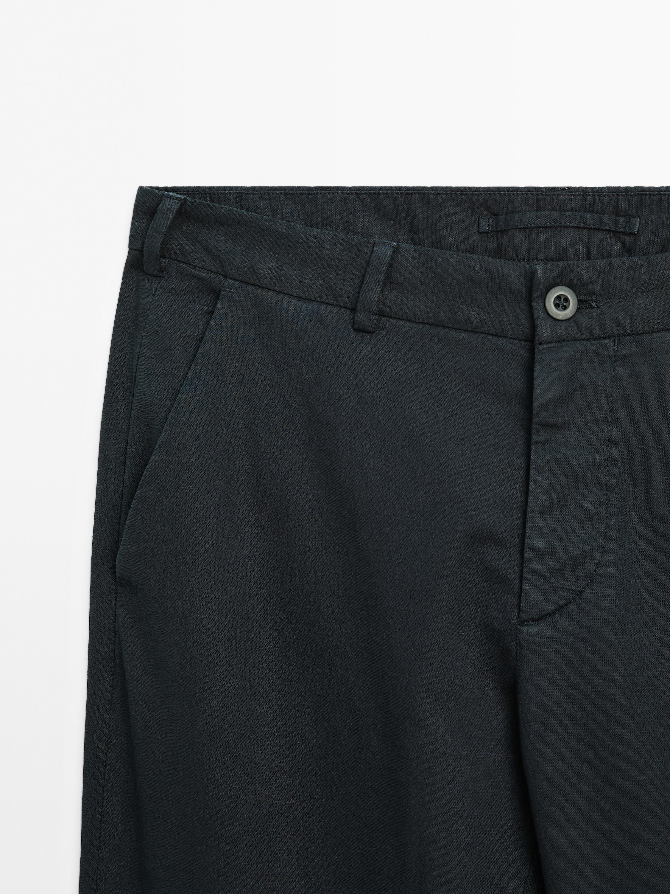 Slim fit trousers