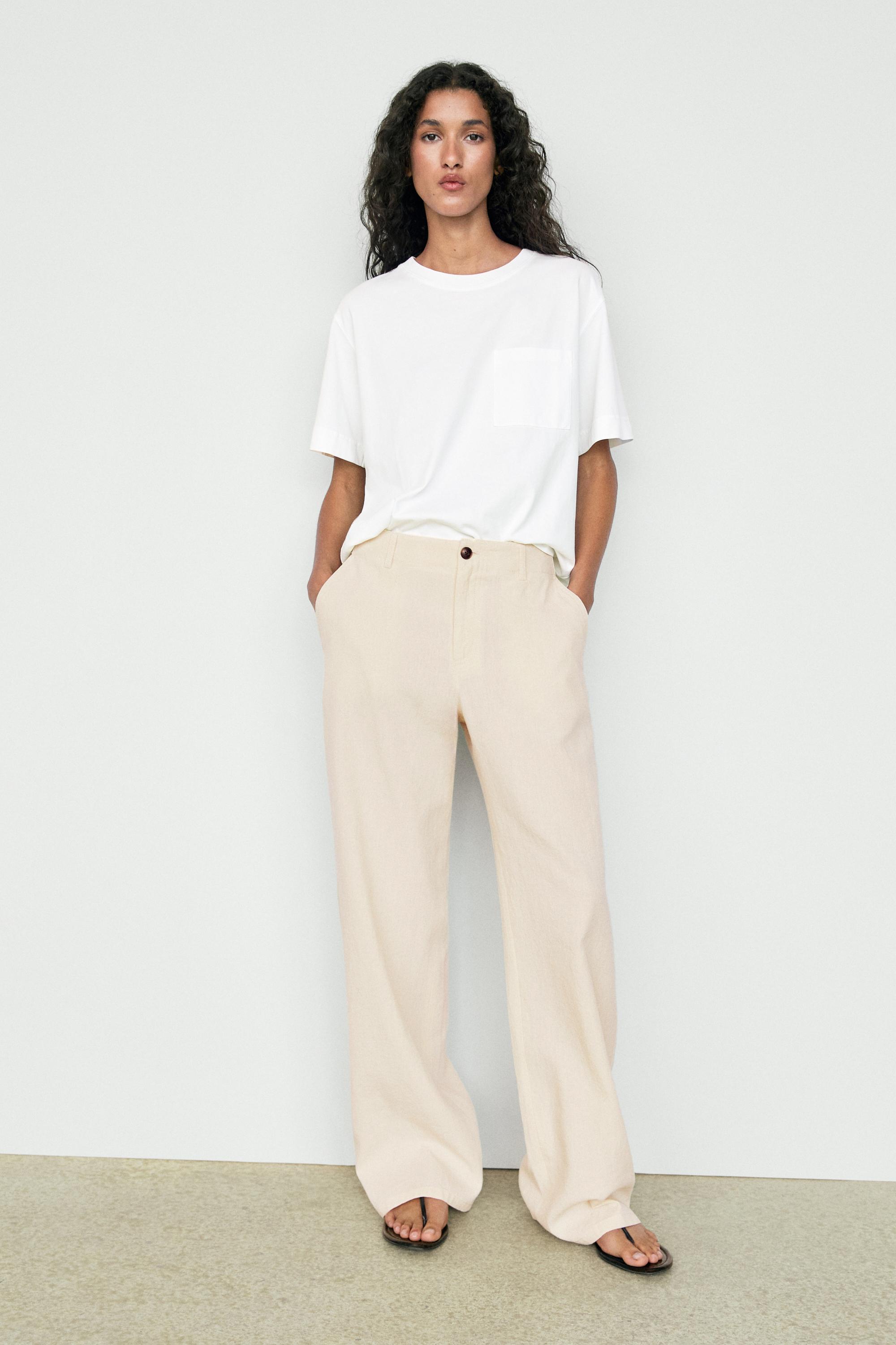 Short sleeve T-shirt with pocket detail — Off white