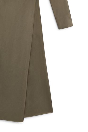 Flowing asymmetric midi dress - LIMITED EDITION — MOLE BROWN 8
