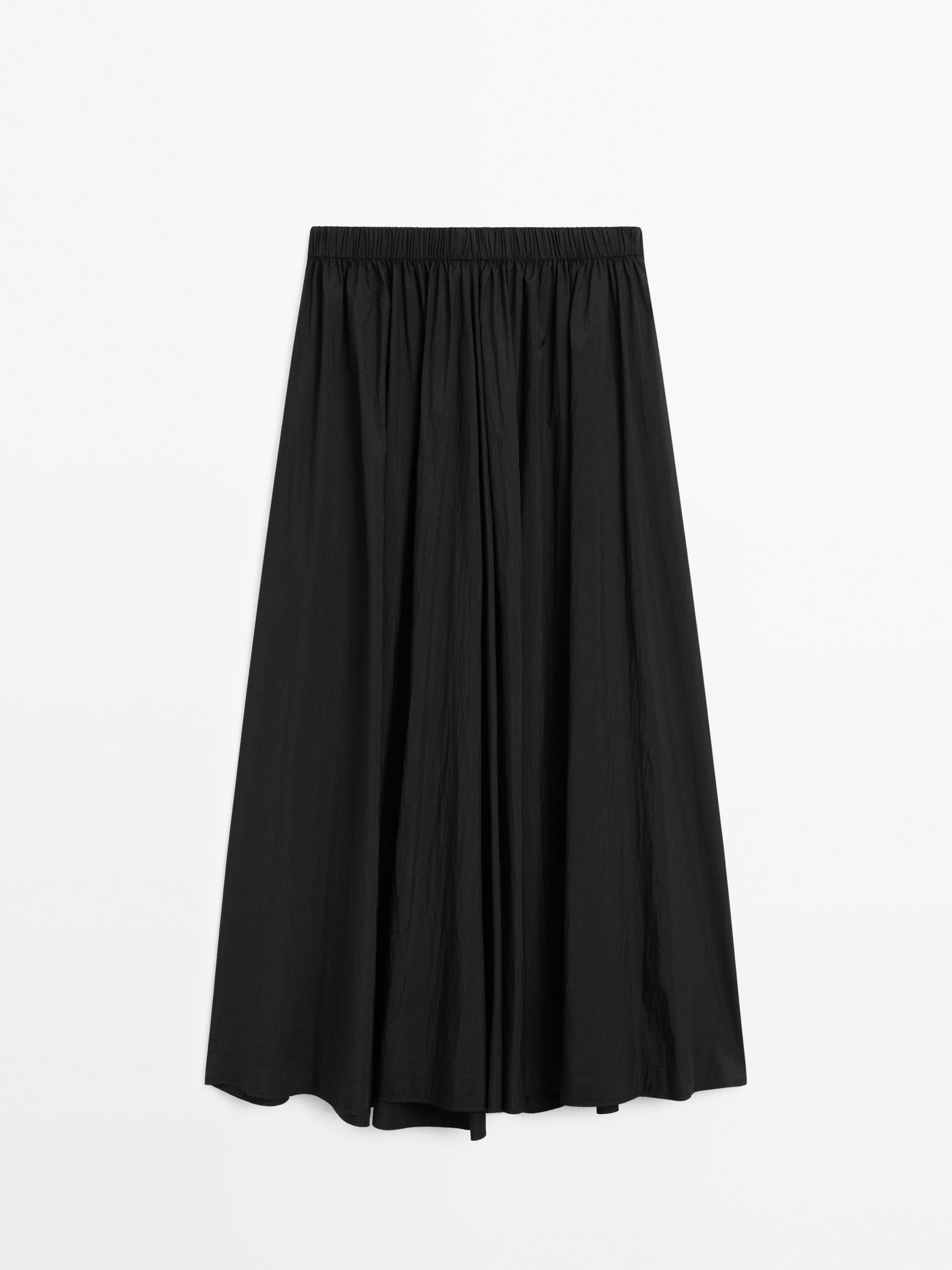 Elastic technical fabric skirt