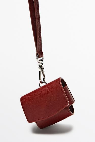 Nappa leather AirPods case — RED 4