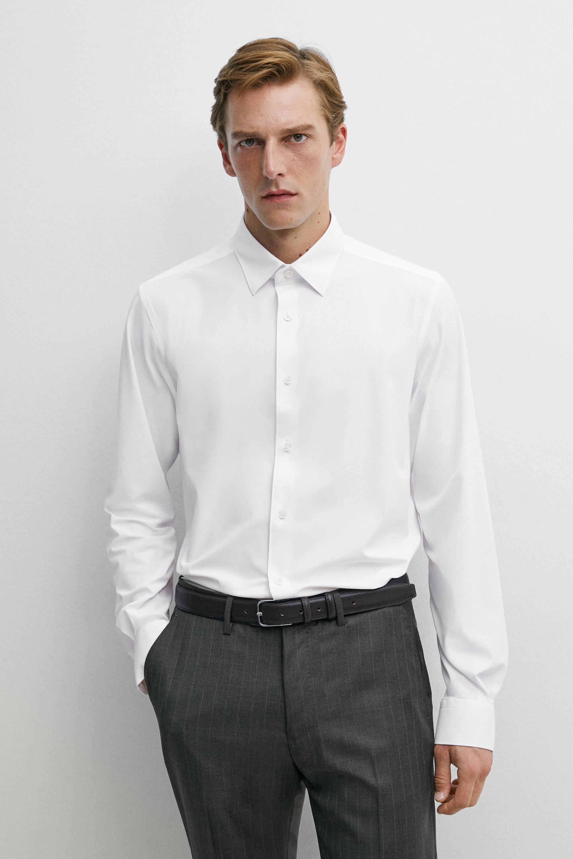 Slim fit stretch shirt
