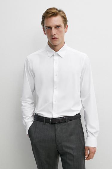 Slim fit stretch shirt — WHITE 3