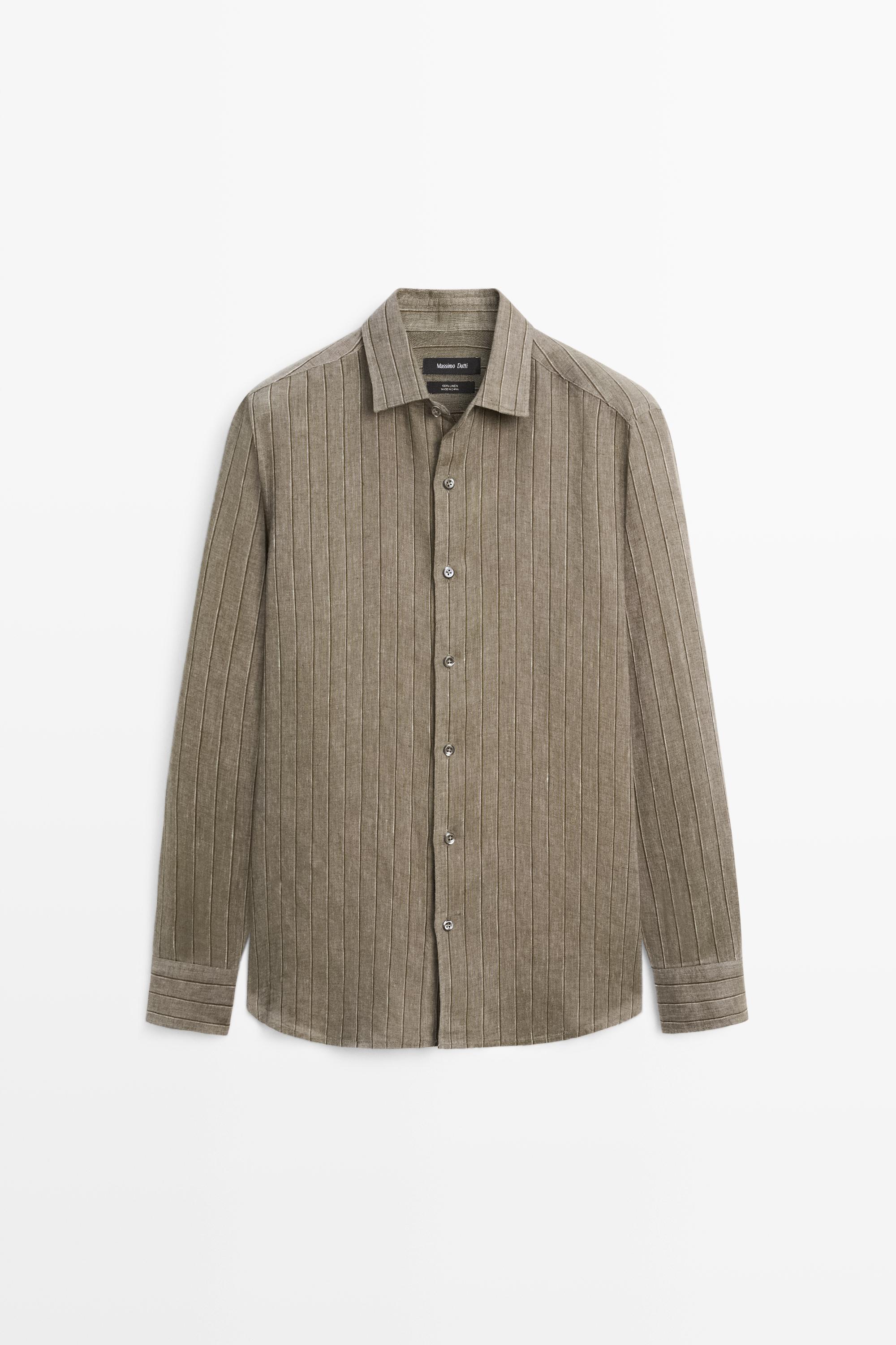 Camisa ratlles regular fit 100% lli