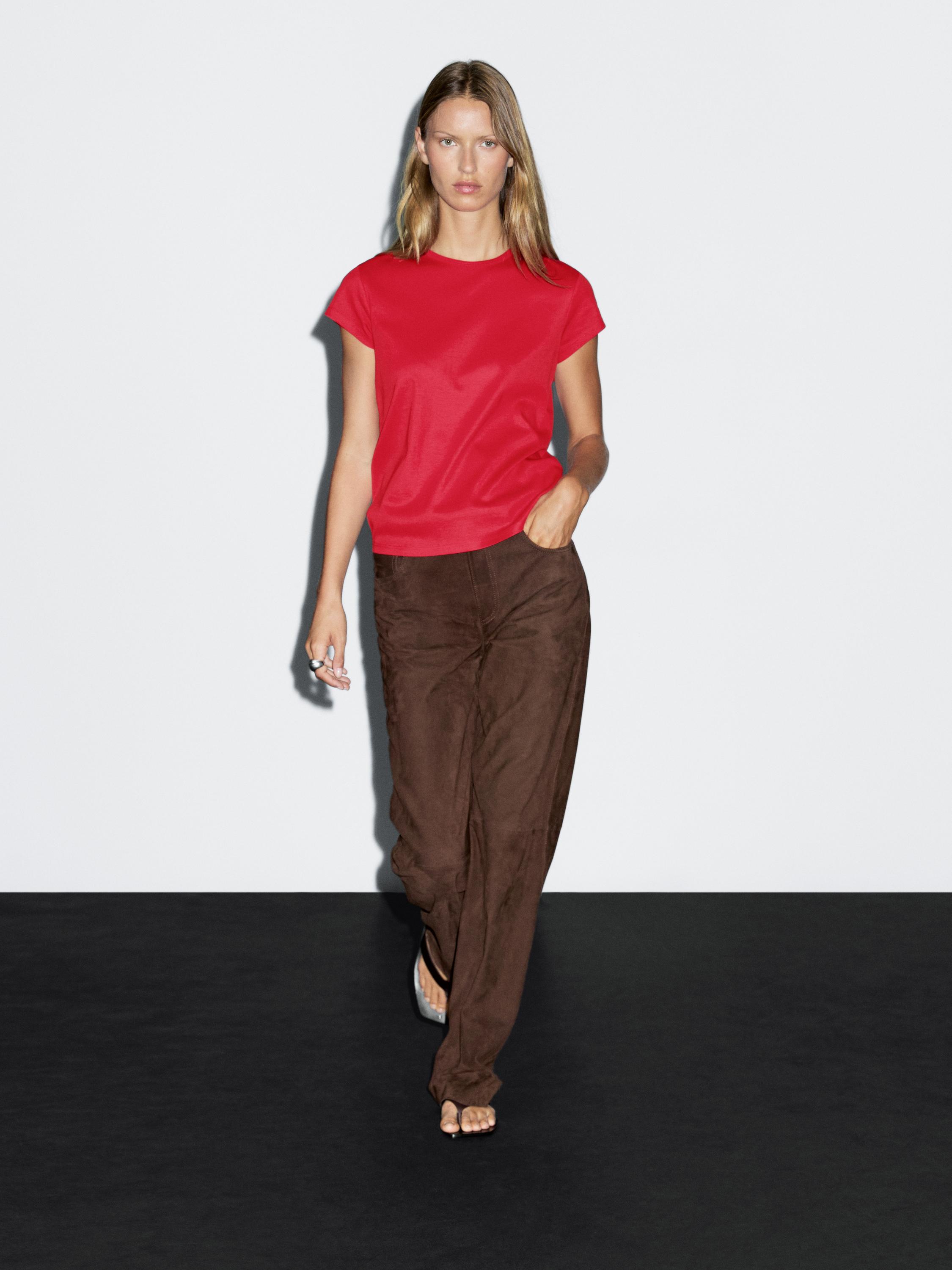 100% mercerised cotton short sleeve T-shirt