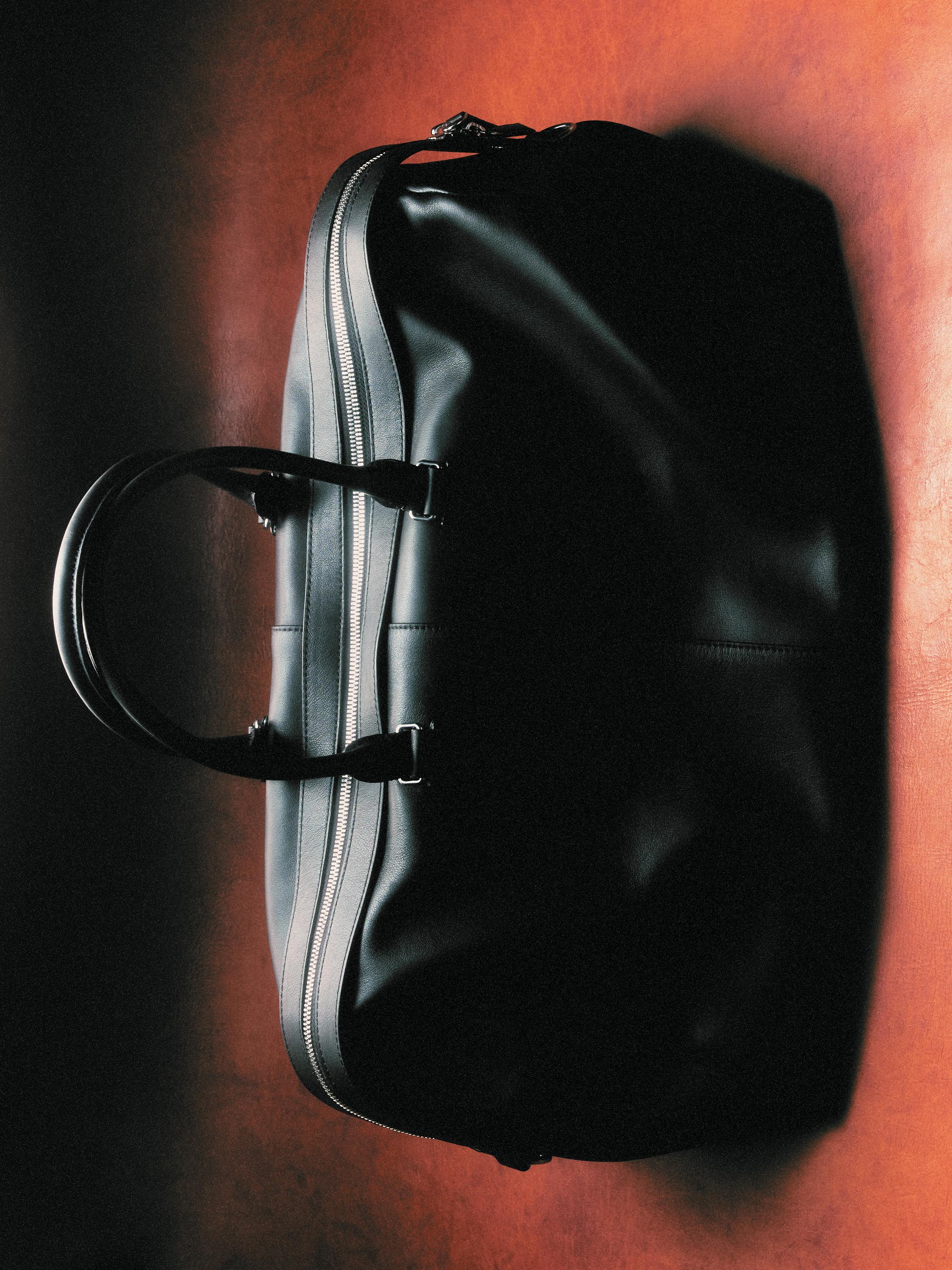 Nappa leather travel bag