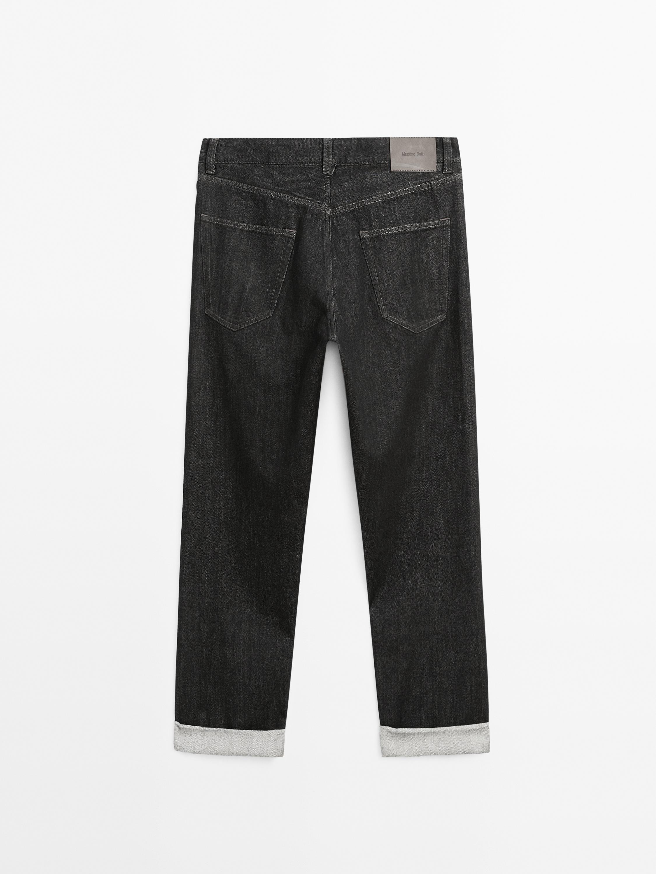 Tapered-fit selvedge jeans