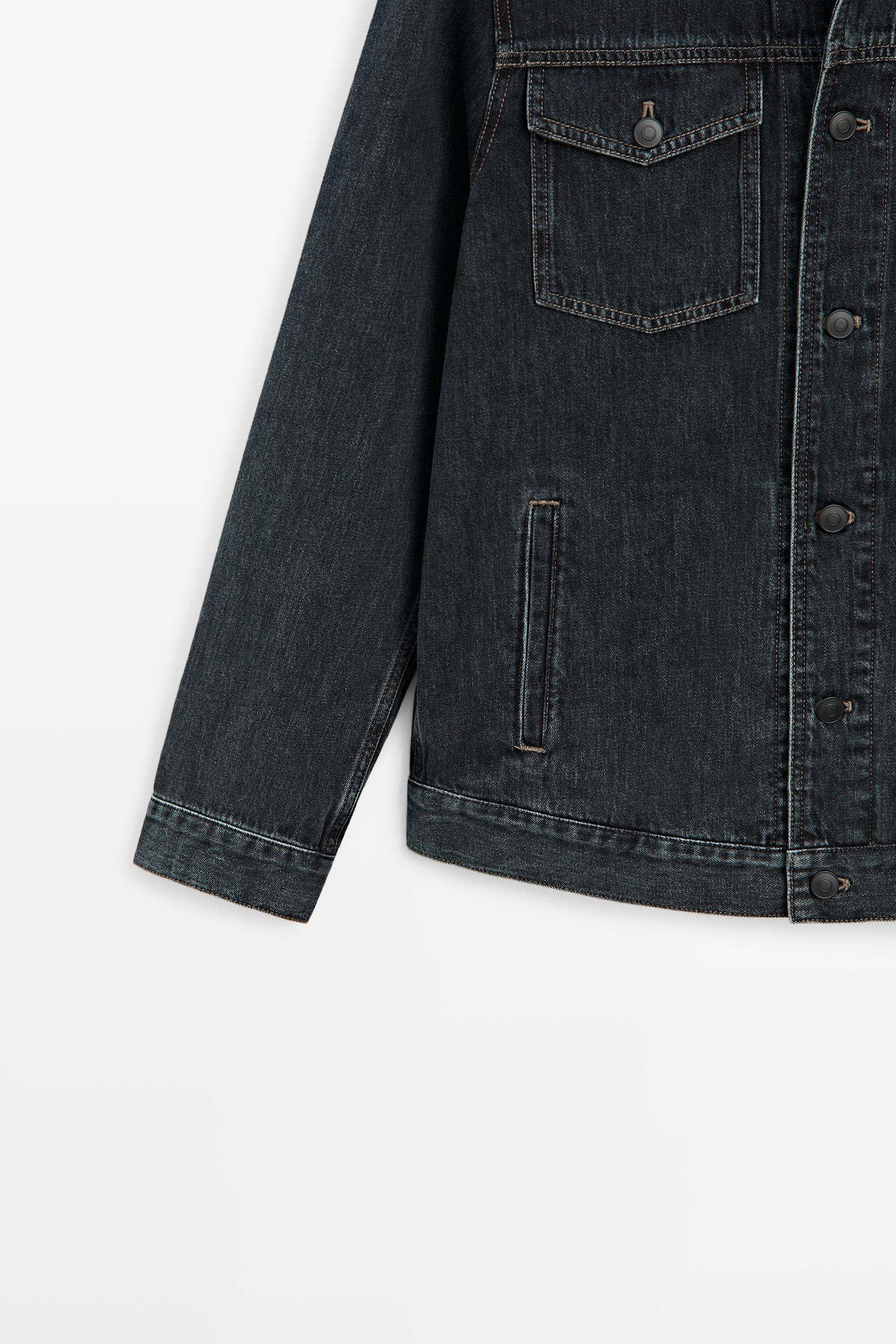 Regular Fit Cotton Denim Jacket — INDIGO