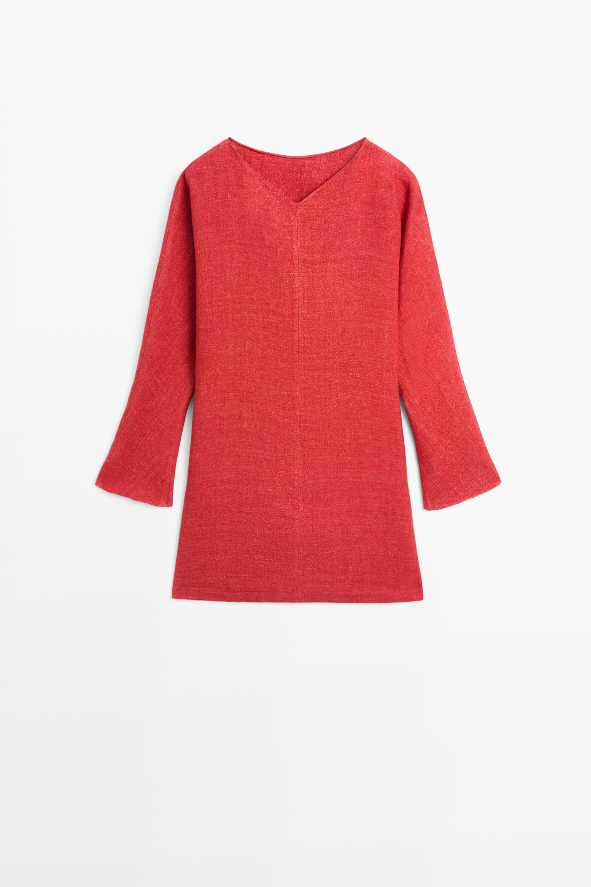 Long sleeve mini dress