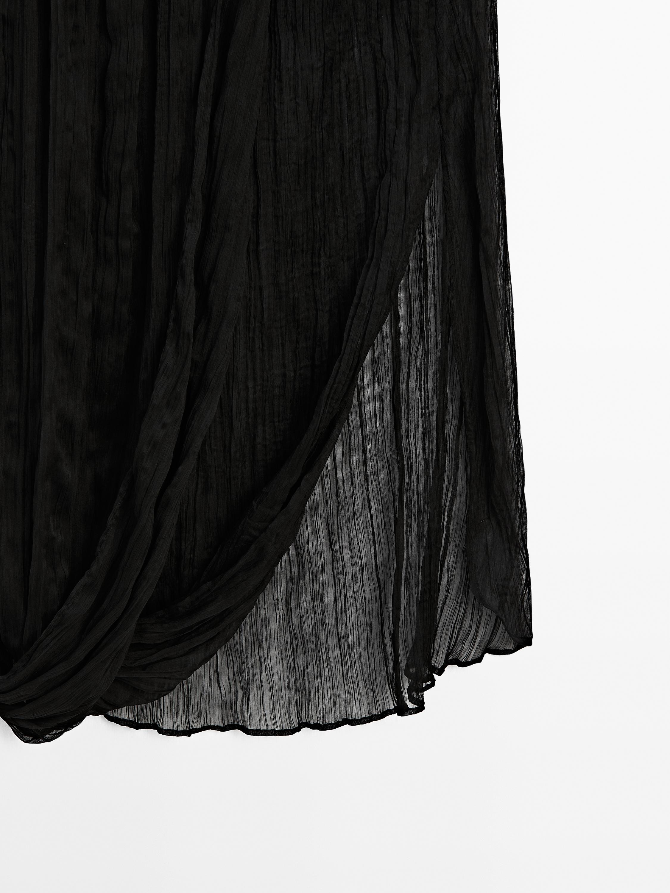 Pleated skirt with fold detail - Limited Edition