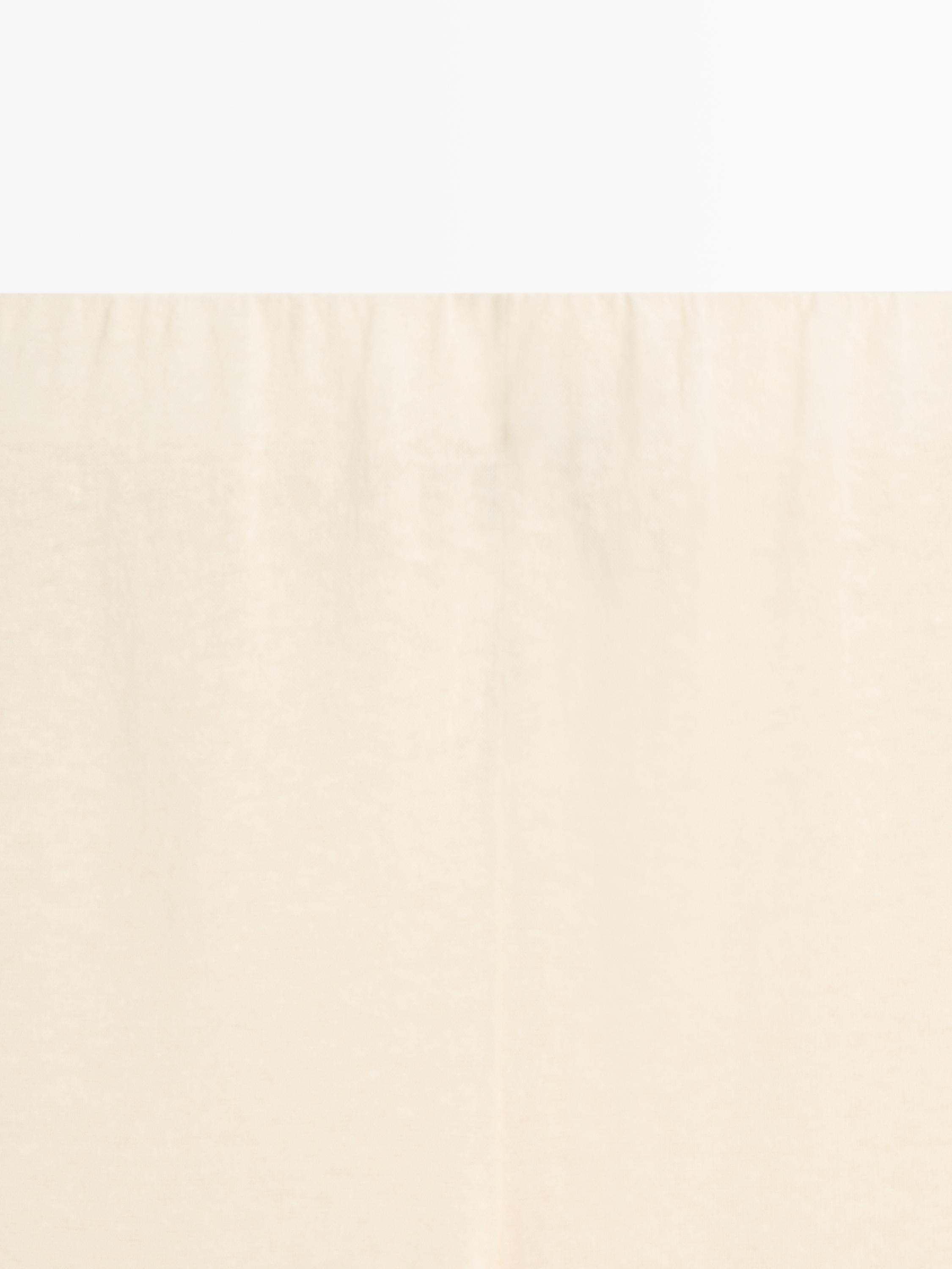 Total look wide-leg flowing trousers — Vanilla