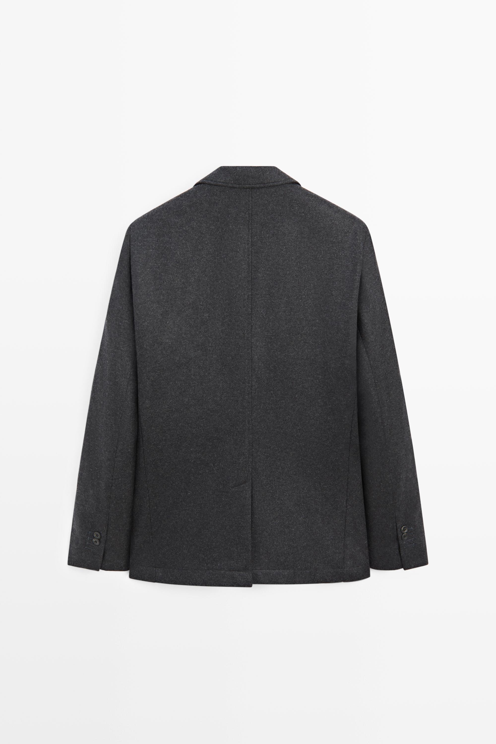 100% wool total look blazer — GREY