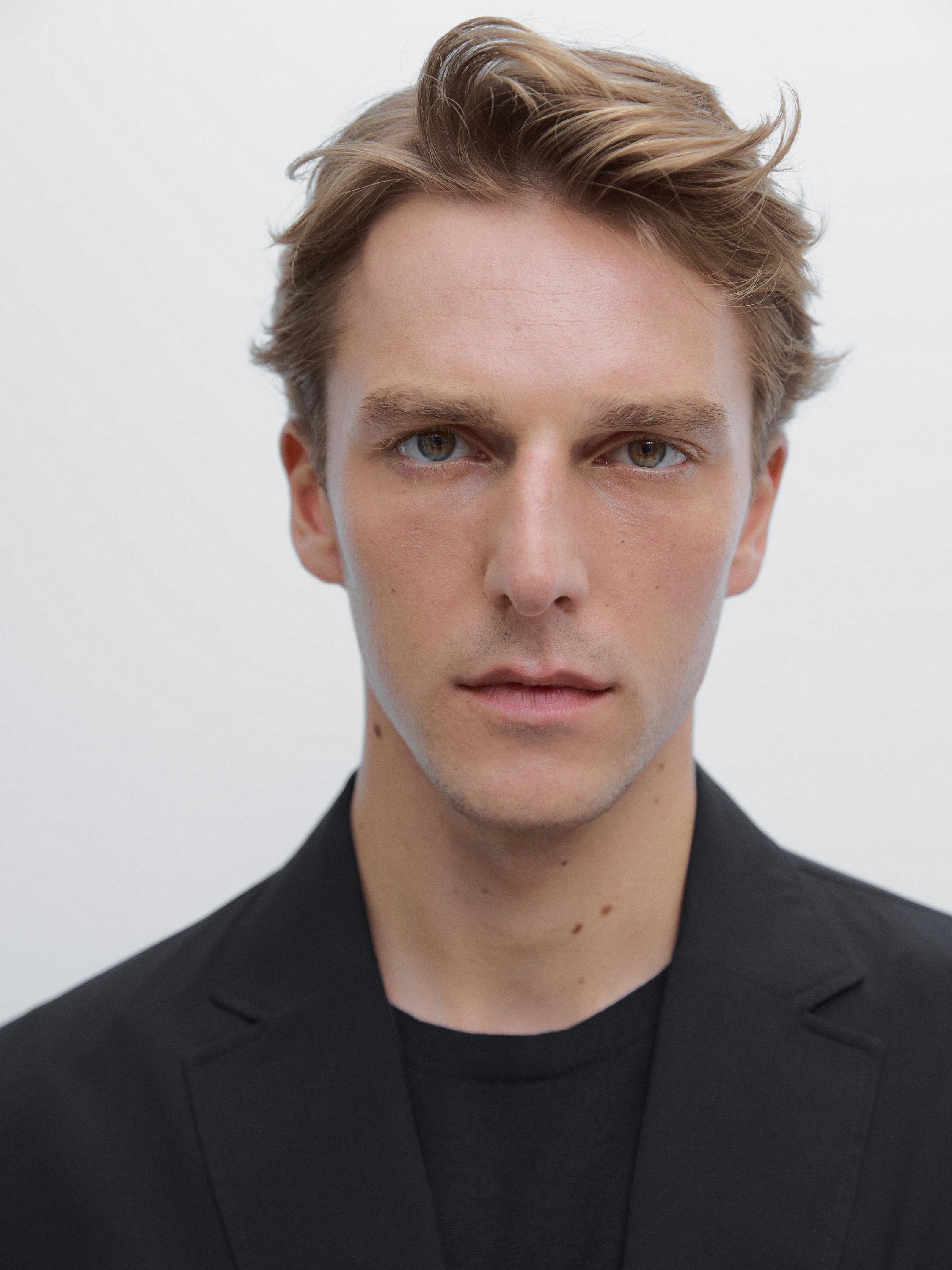 Lightweight technical blazer — NAVY BLUE