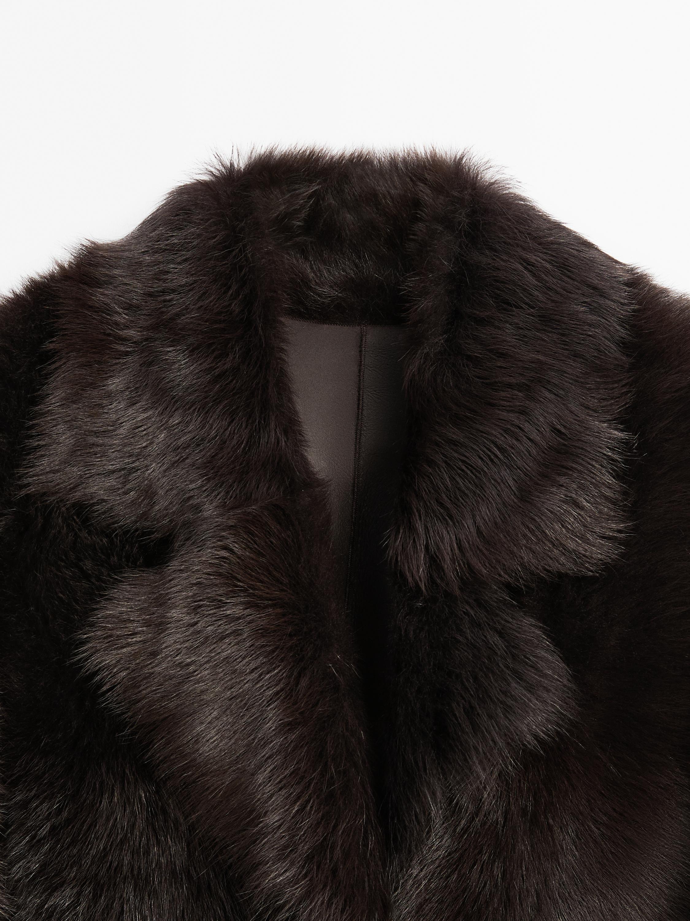 Long Tuscan leather coat
