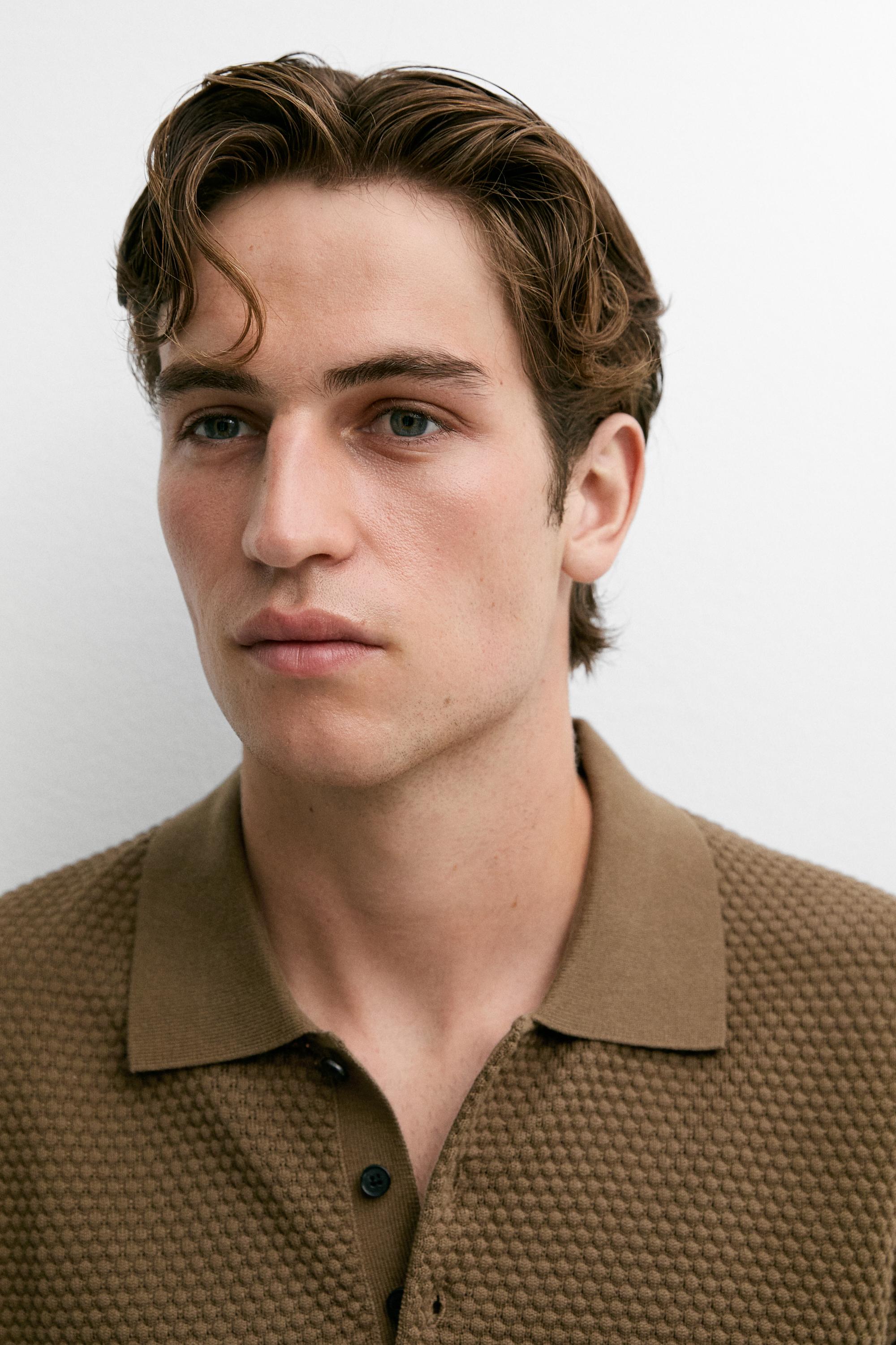 100% Cotton Short Sleeve Knit Polo — OCHRE