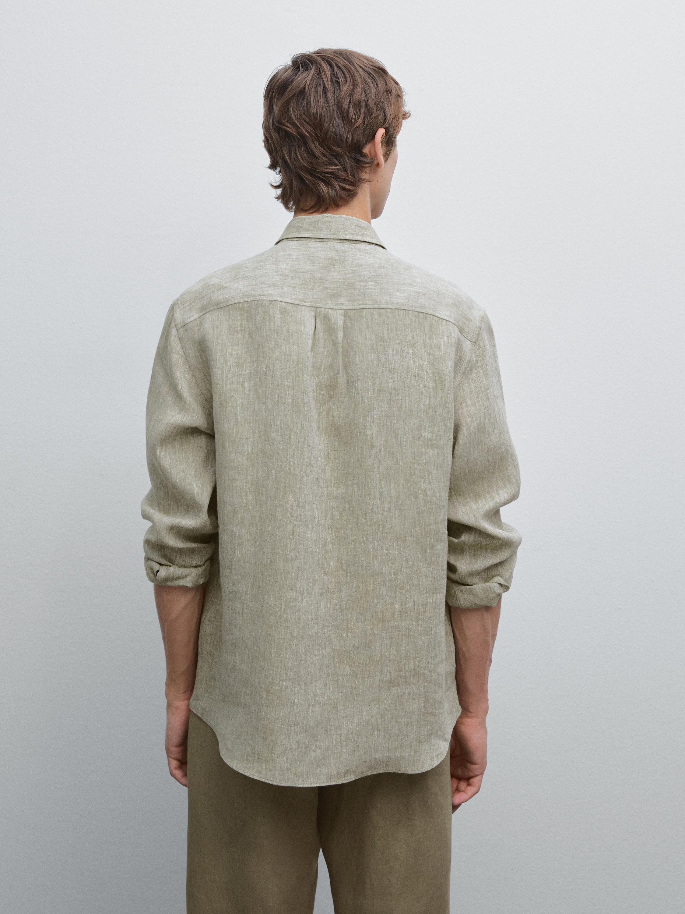 Regular-fit shirt with pocket