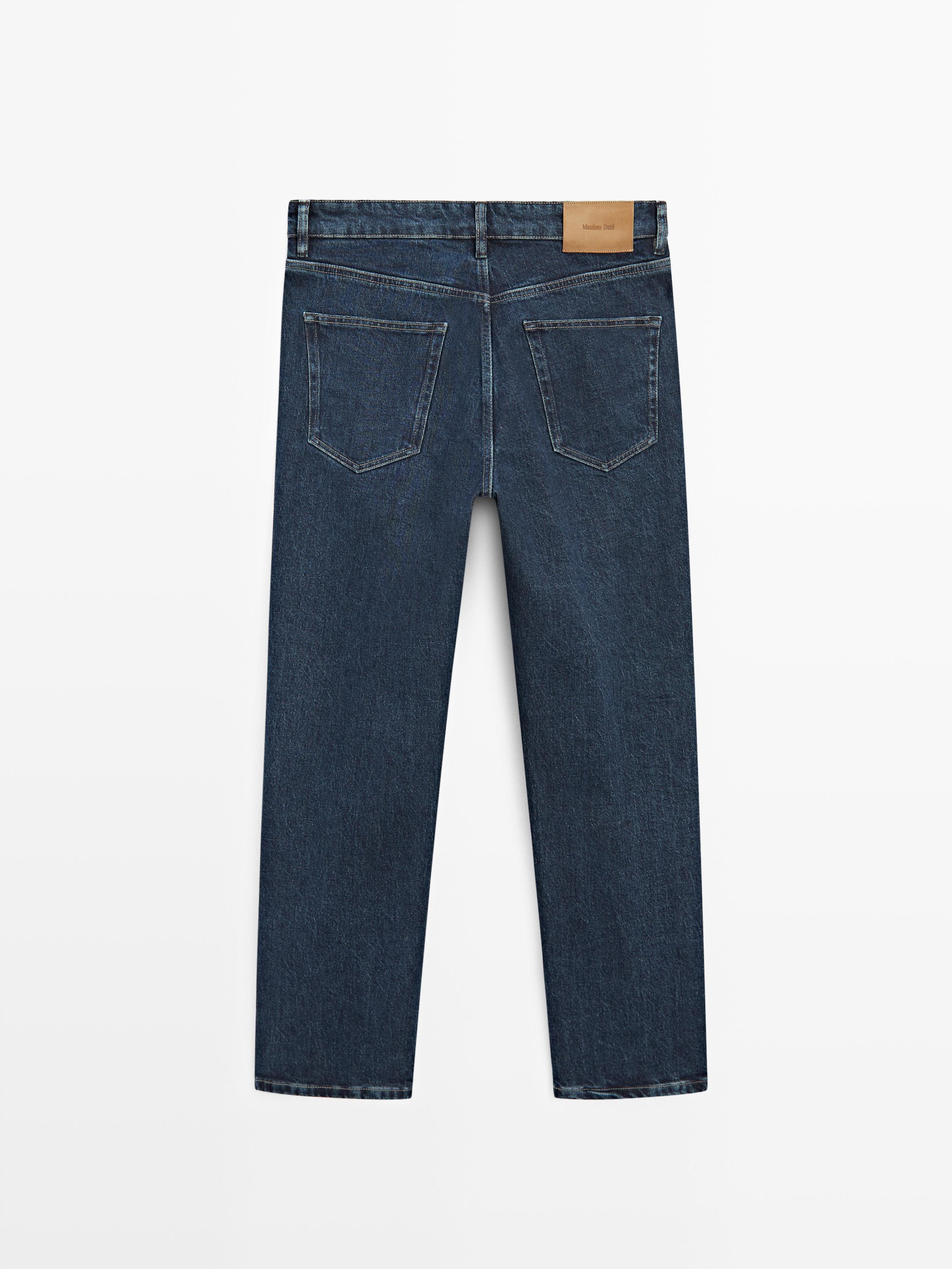 Tapered fit jeans — BLUE