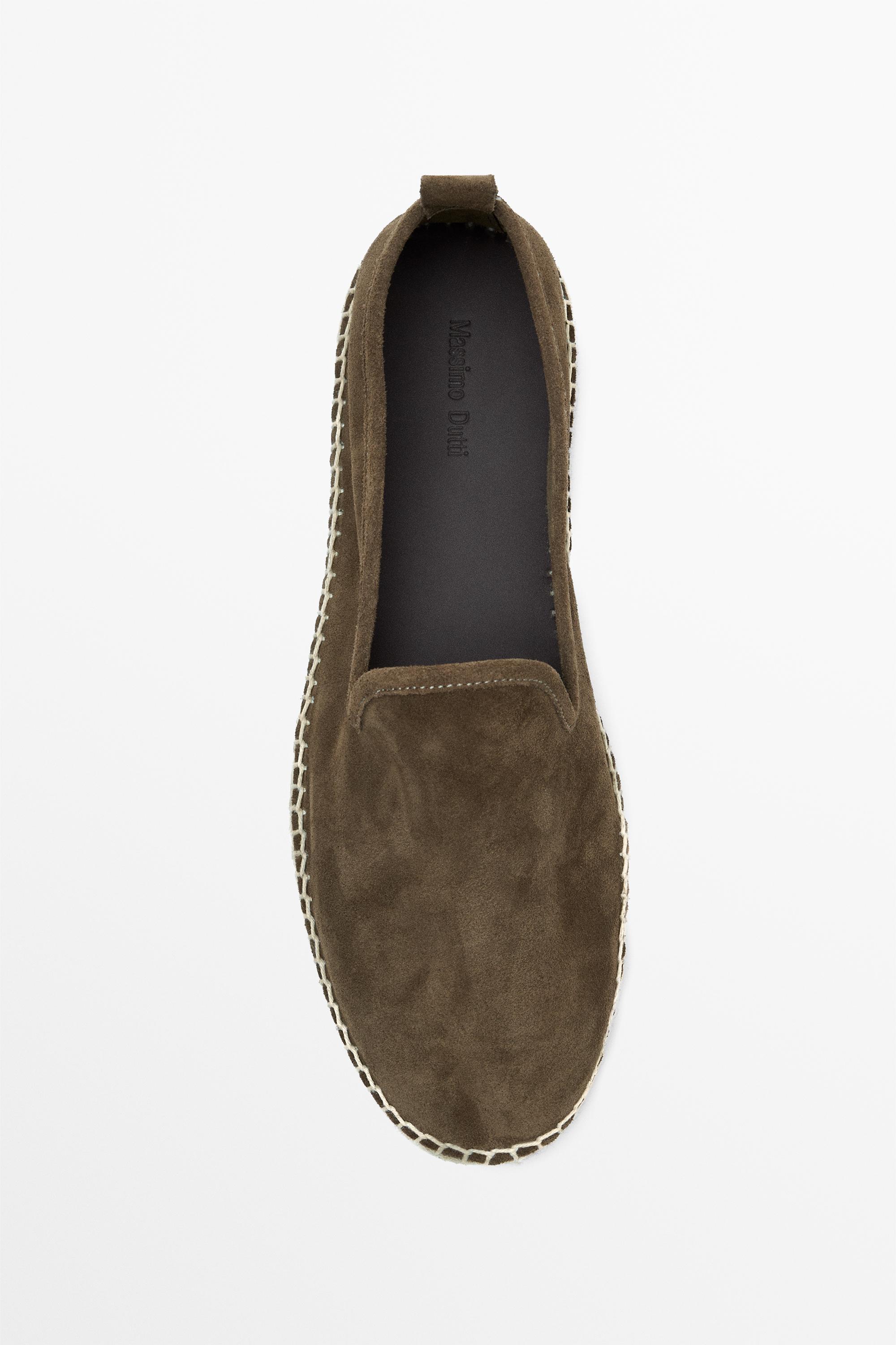 Leather espadrilles — MINK