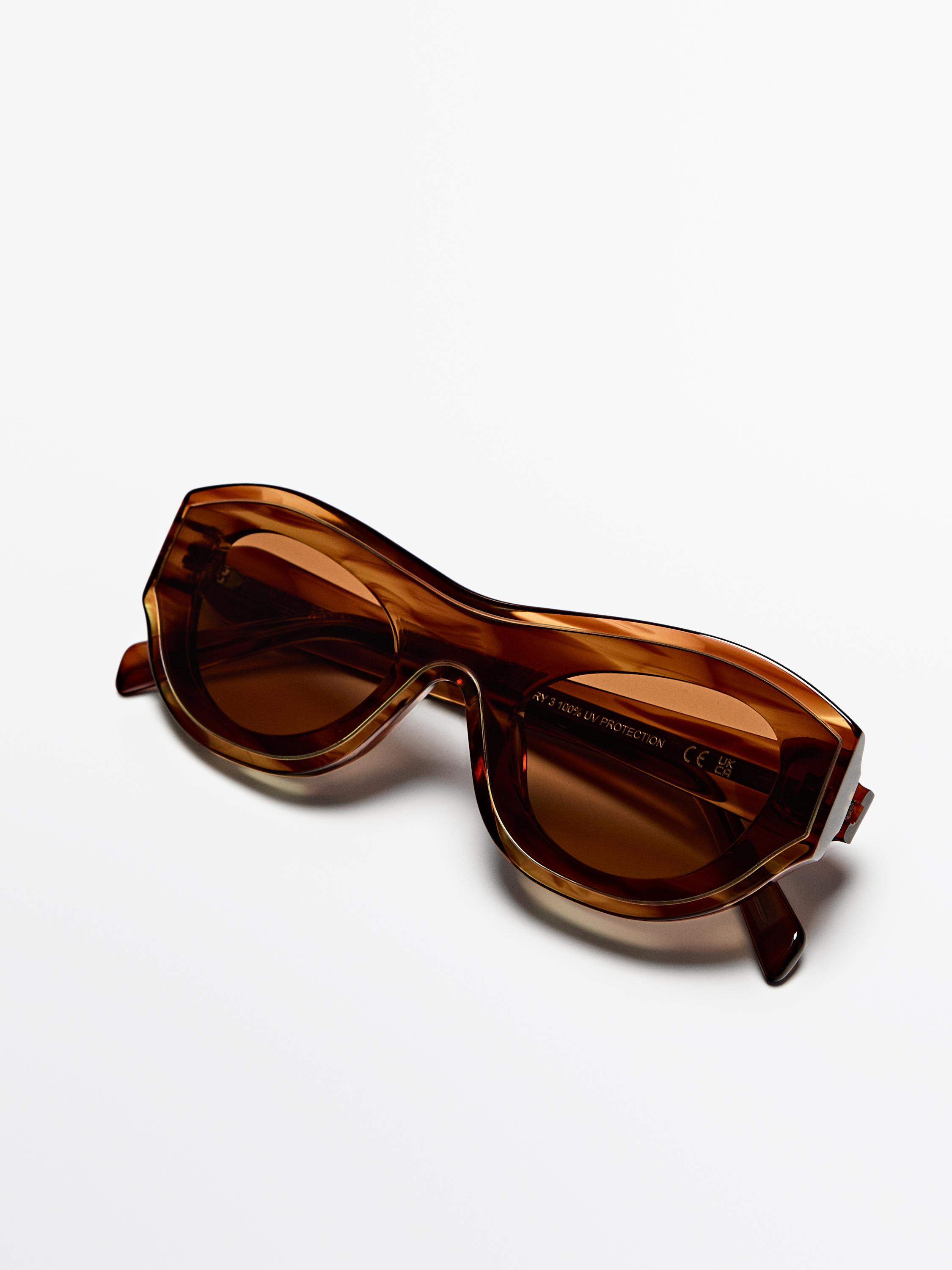 Lunettes de soleil effet double