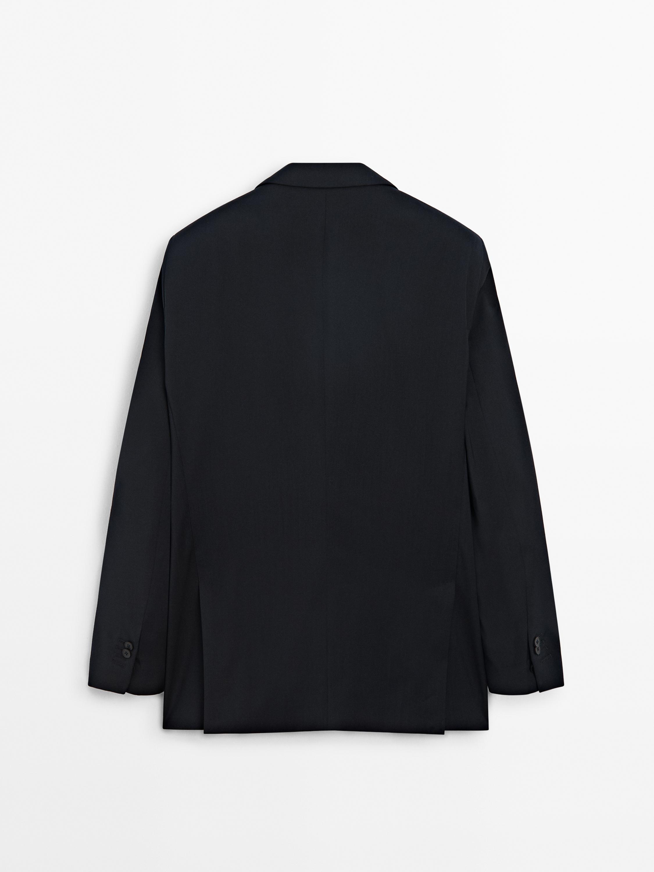 100% wool suit blazer